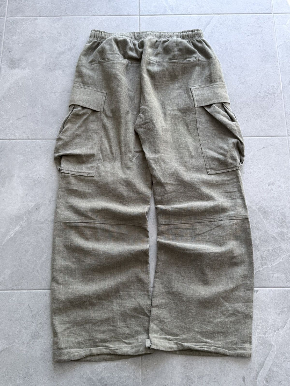 Cherry LA Cherry LA Linen Baggy Cargo Pants Size US 34 / EU 50 - 7 Thumbnail