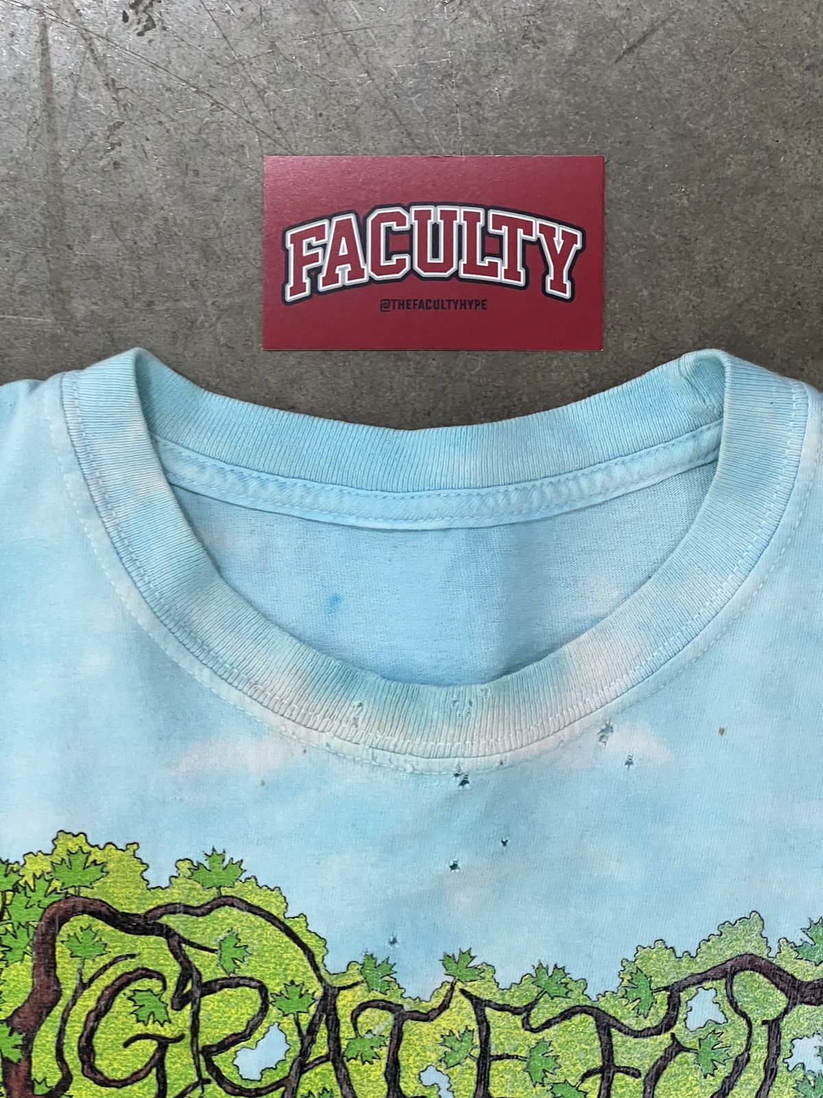 Band Tees Vintage 90s 1997 Grateful Dead Peace Bear Forest Tee XXL Size US XXL / EU 58 / 5 - 3 Thumbnail