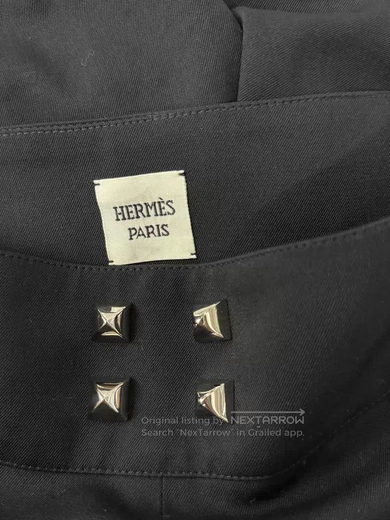Hermes Hermes Black Studs Short Pants Size 42" / US 20 - 3 Thumbnail