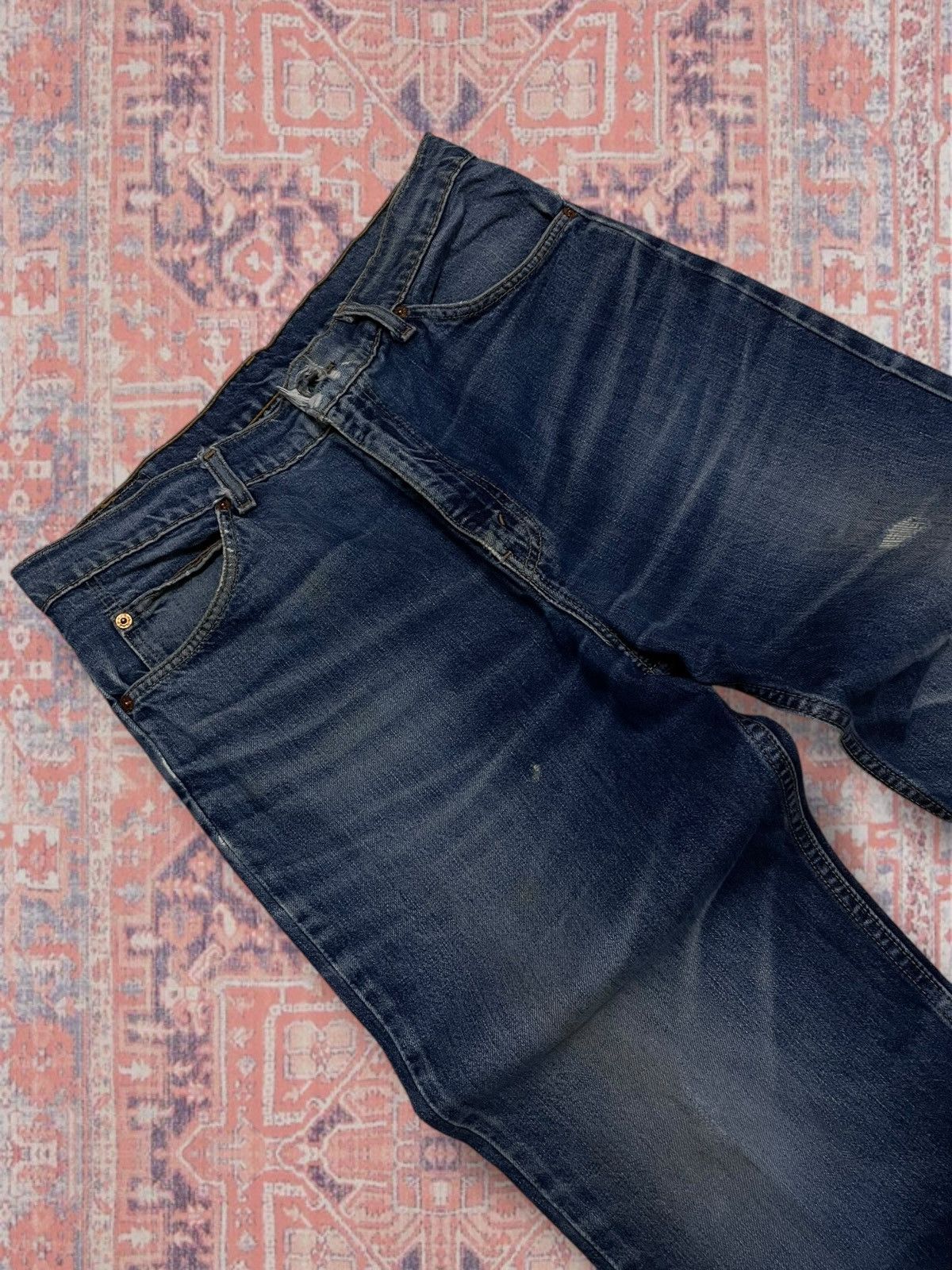 Levi's Vintage Clothing Vintage Rare Levis Strauss & Co 605 Orange Tab Distressed Size US 34 / EU 50 - 7 Thumbnail