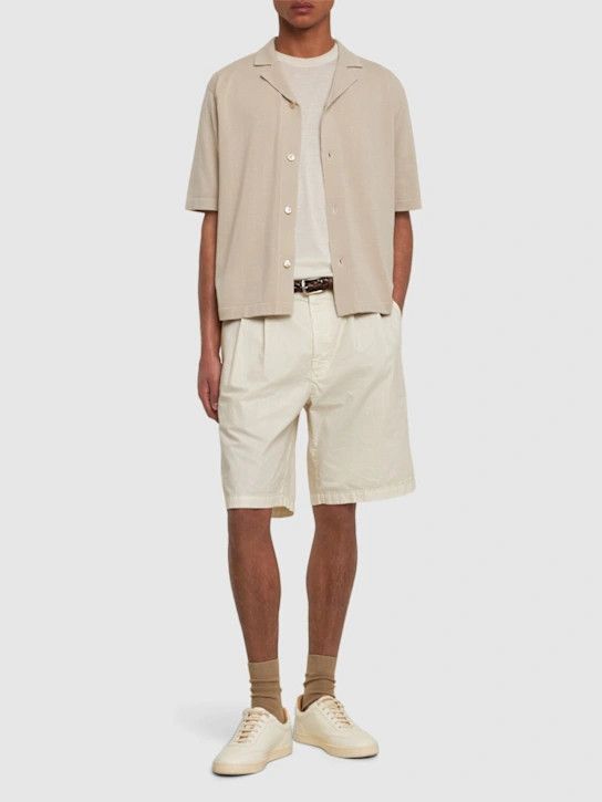 Aspesi o1lsvrm0425 Bermuda Shorts in White Size US 30 / EU 46 - 2 Thumbnail