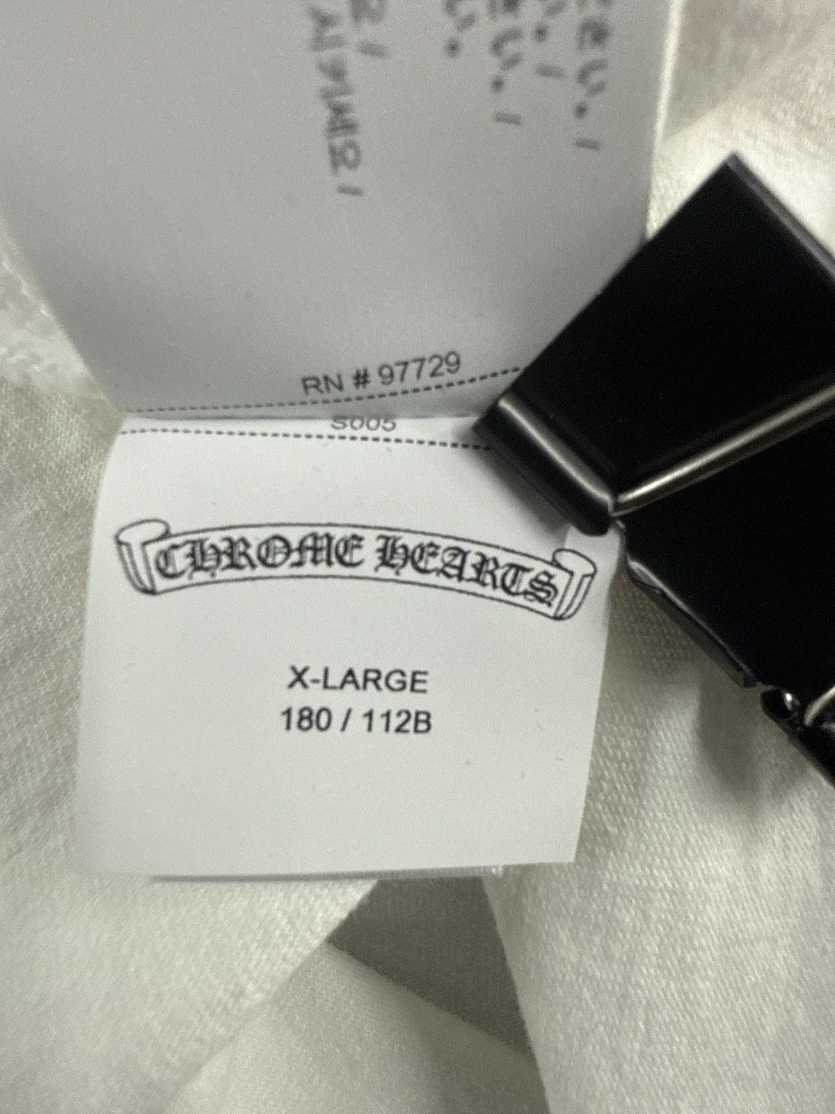 Chrome Hearts CHROME HEARTS Y NOT POCKET T SHIRT WHITE Size US L / EU 52-54 / 3 - 7 Thumbnail
