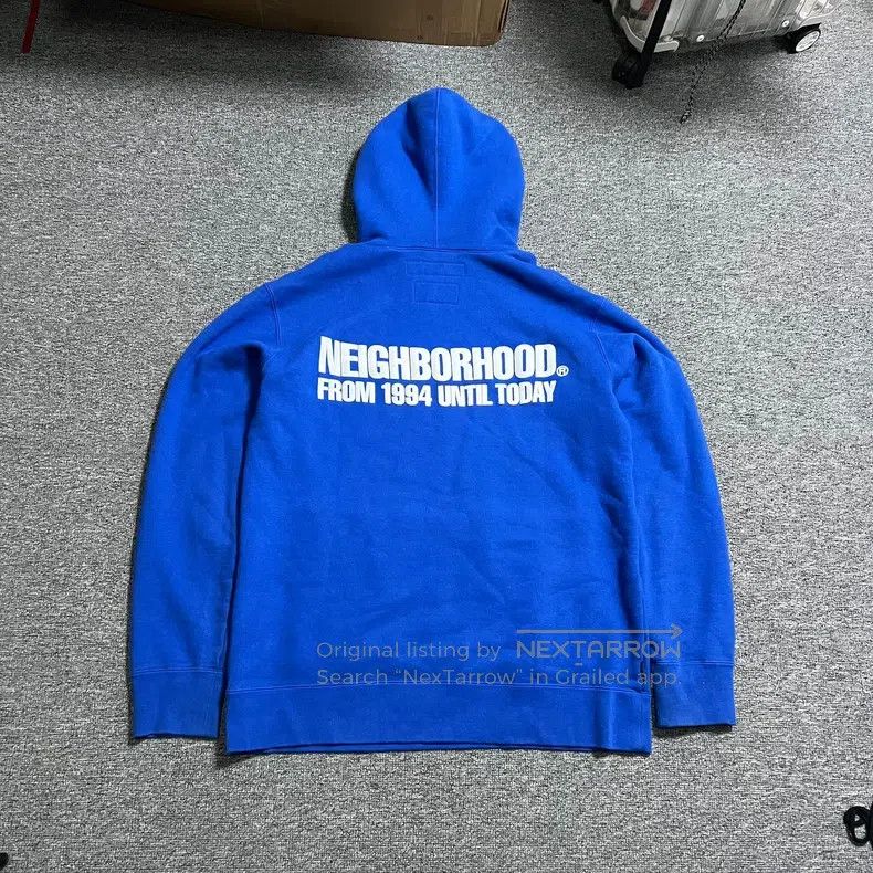 Neighborhood Neighborhood Blue Hooded Sweatshirt Size US XL / EU 56 / 4 - 1 Thumbnail