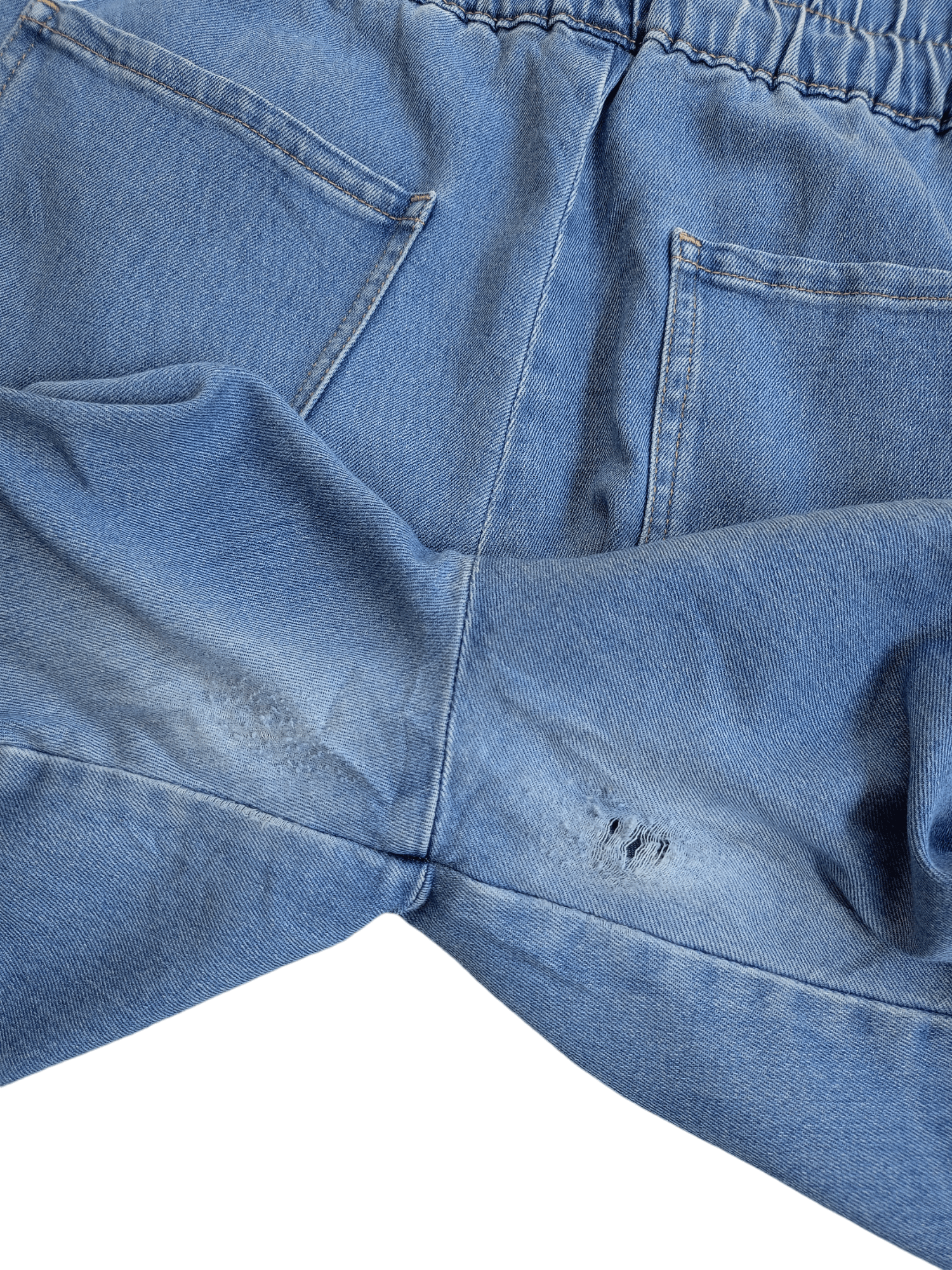 Japanese Brand × Vintage Shoo-La-Rue Women's Elastic Waistband Streetwear Denim Size 26" / US 2 / IT 38 - 20 Thumbnail