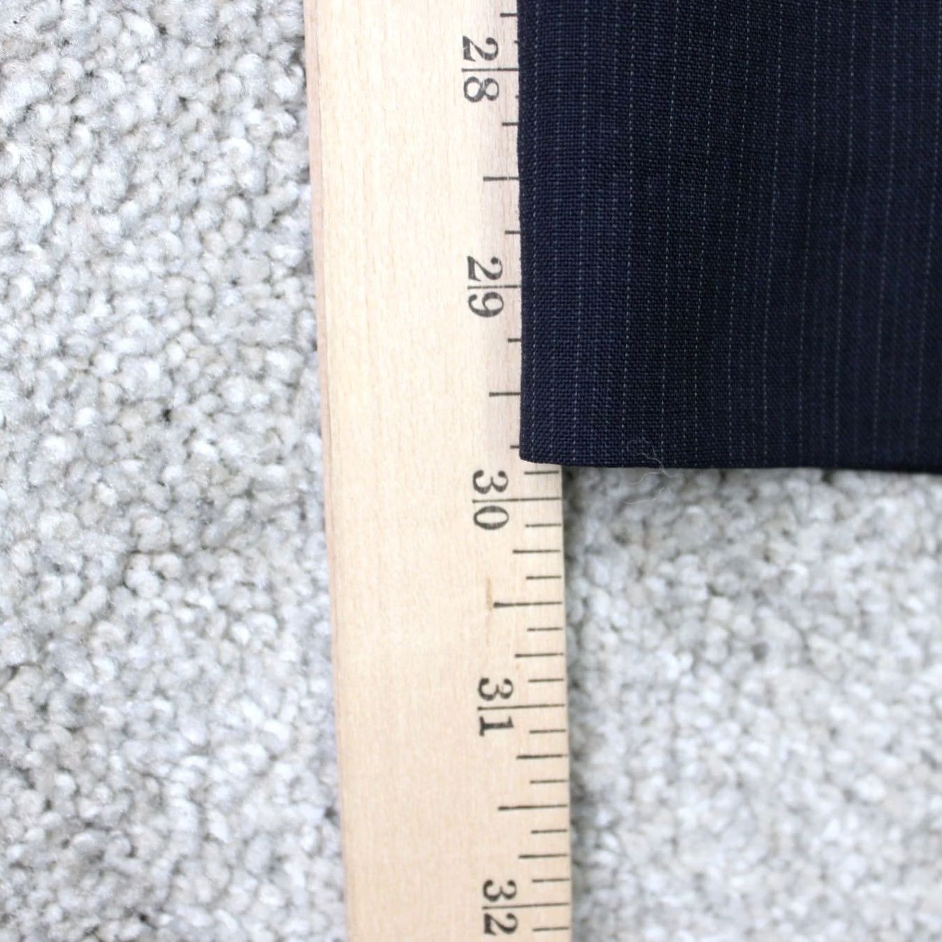 Banana Republic Banana Republic Pants Mens 38x30 Navy Blue Classic Fit 100% Wool Lined Dress Pants Slimming Comfort Straight Front Beltless Not Applicable Size US 38 / EU 54 - 3 Thumbnail