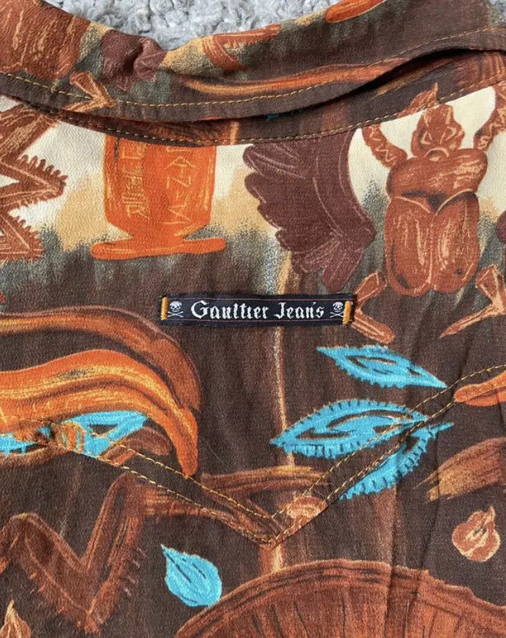 Jean Paul Gaultier Jean Paul Gaultier Top Mesh Shirt Coat Jacket Tattoo EX0118 Size US S / EU 44-46 / 1 - 4 Thumbnail