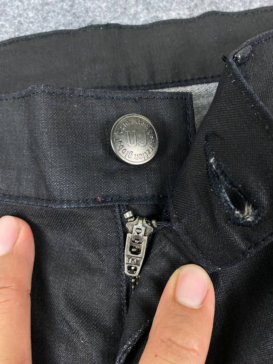 Japanese Brand uniqlo skinny fit tapered middle rise bondage style denim Size US 30 / EU 46 - 9 Thumbnail