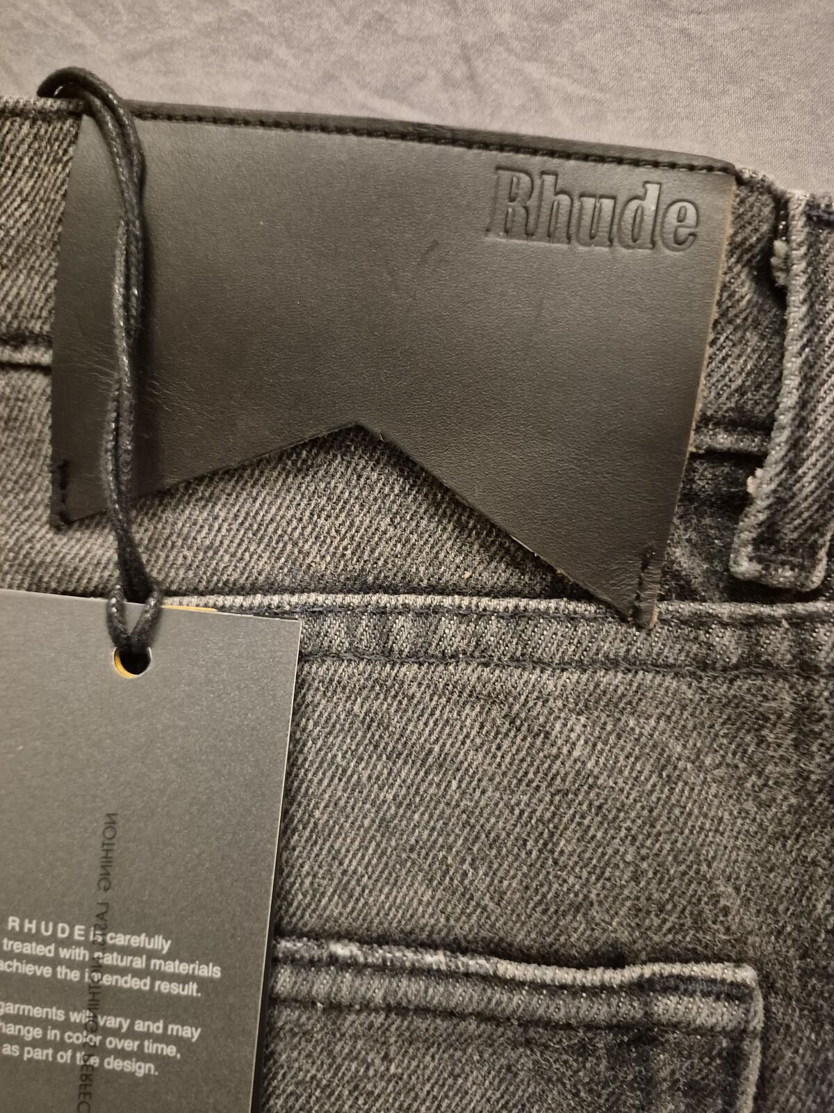 Rhude Rhude Black Denim Jeans Size 31 BNWT Size US 31 - 4 Thumbnail