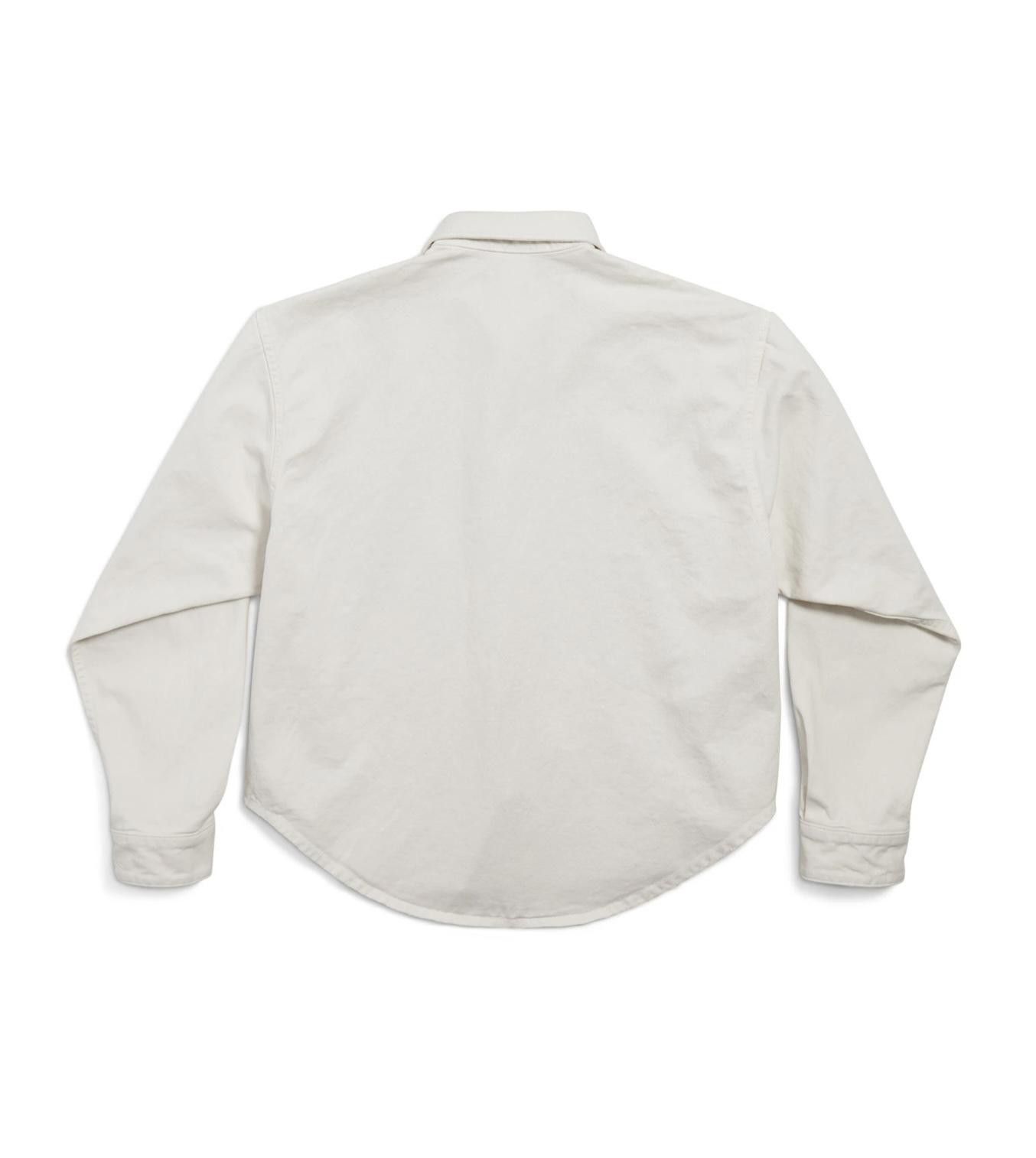 Balenciaga BALENCIAGA WOMEN'S LOGO SHIRT IN WHITE SIZE M Size ONE SIZE - 2 Thumbnail