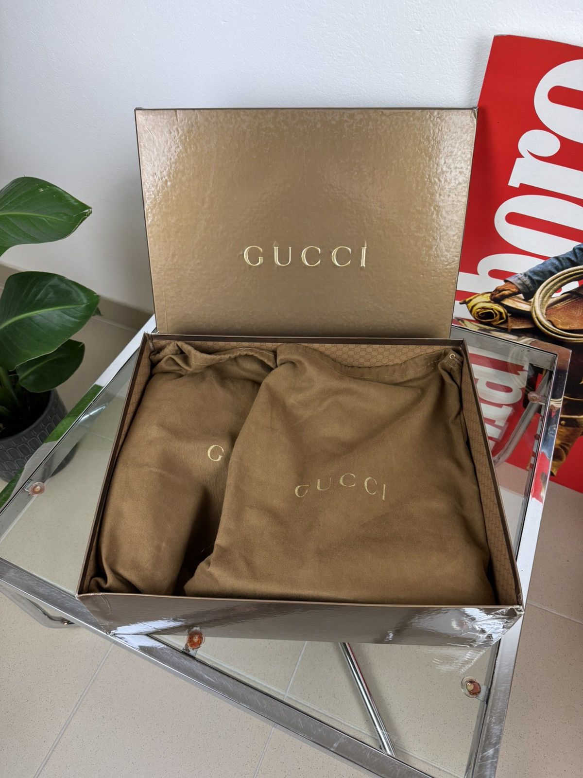 Gucci Gucci x Tom Ford boots GG suede Fur Chelsea shoes Size US 13 / EU 46 - 3 Thumbnail