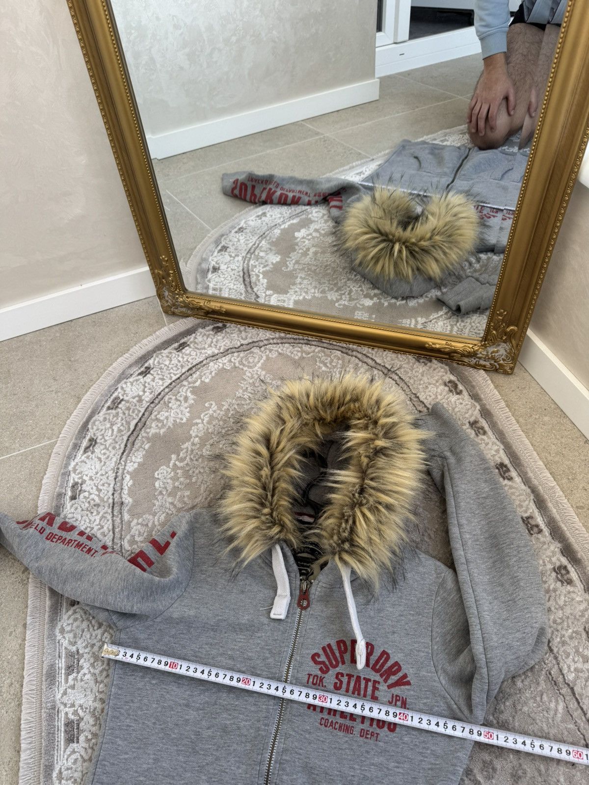 Superdry Vtg Y2K If6was9 LGB Goa Vibe Superdry Japan fur zip Hood Size S / US 4 / IT 40 - 9 Thumbnail