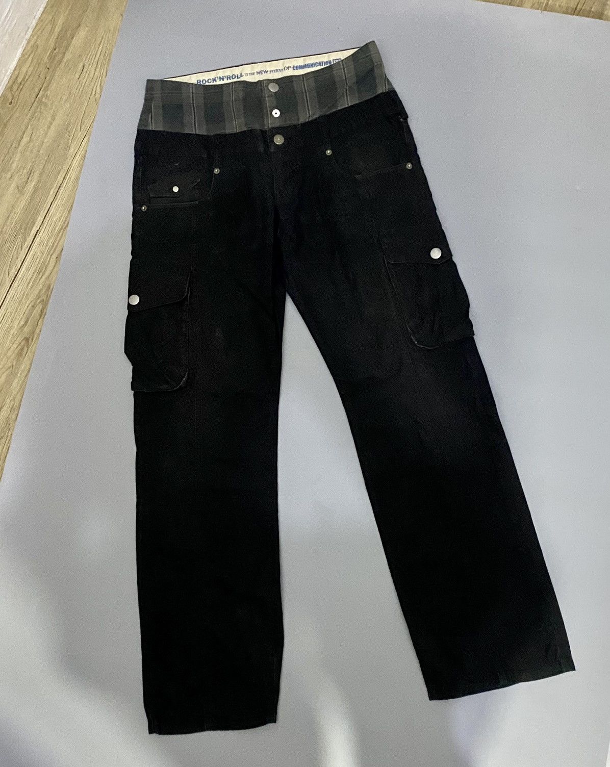If Six Was Nine × Le Grande Bleu (L.G.B.) × PPFM 💥Double Waist💥Ppfm Rock n Roll Pants Size US 31 - 4 Thumbnail