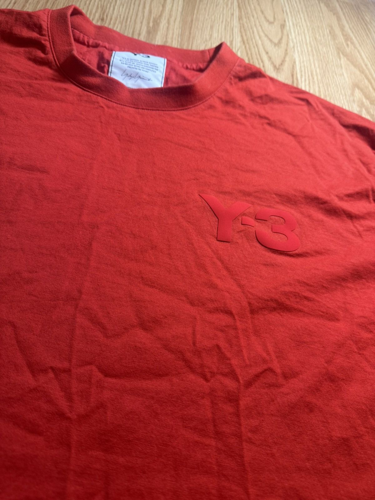 Y-3 Y-3 Red T-Shirt 2019 Collection Size US L / EU 52-54 / 3 - 2 Thumbnail