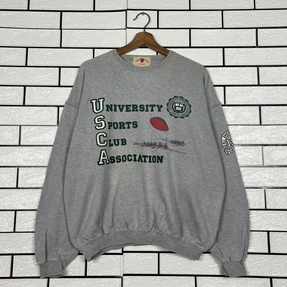 Vintage Vintage UNIVERSITY SPORT CLUB PORTLAND Sweatshirt #3972-C181 Size US L / EU 52-54 / 3 - 1 Thumbnail
