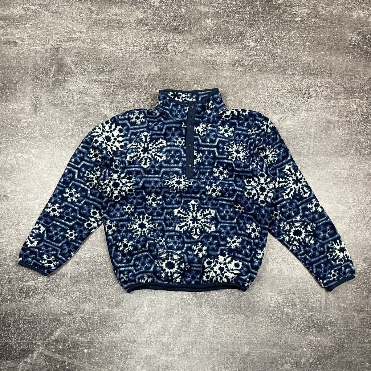 L.L. Bean Vintage Snowflake LL Bean Made in USA Fleece Jacket ❄️🌨️🏔️ Size US M / EU 48-50 / 2 - 1 Thumbnail