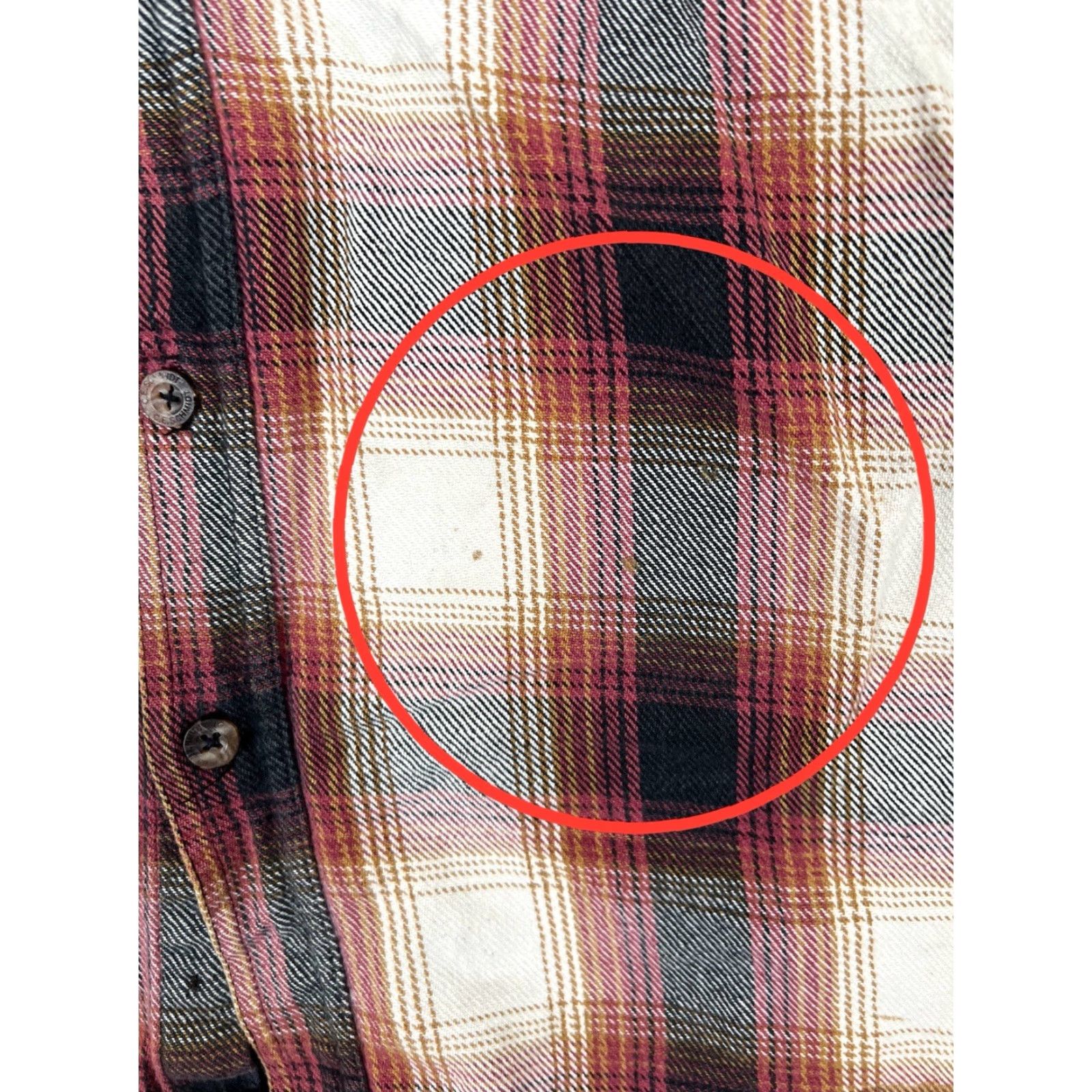Vintage C.E. Schmidt Workwear Shirt Mens Large Plaid Flannel Button-Down Red Brown Size US L / EU 52-54 / 3 - 3 Thumbnail