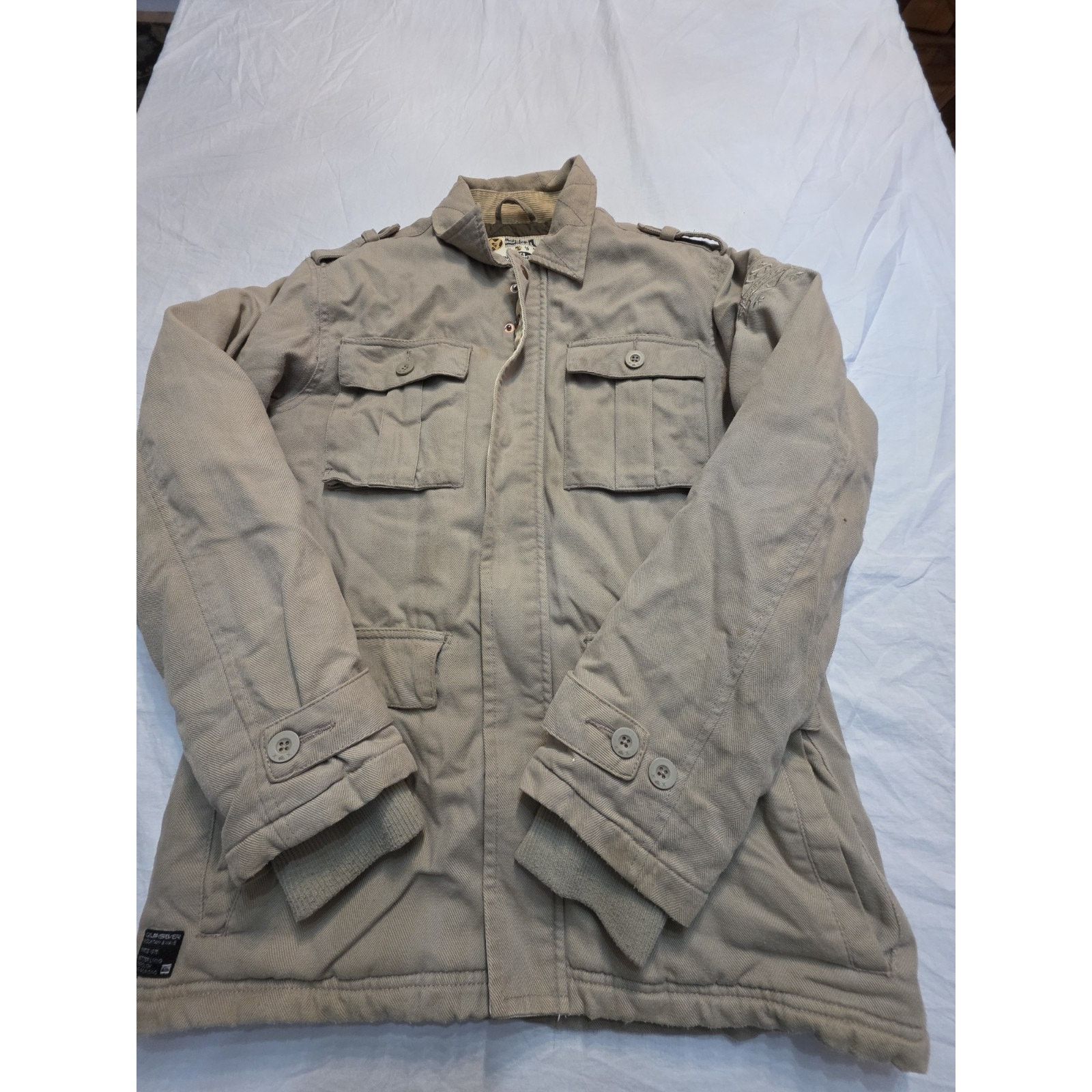 Quicksilver Vintage Quicksilver Mountain & Wave Skate Board Men's Jacket Size US L / EU 52-54 / 3 - 1 Thumbnail