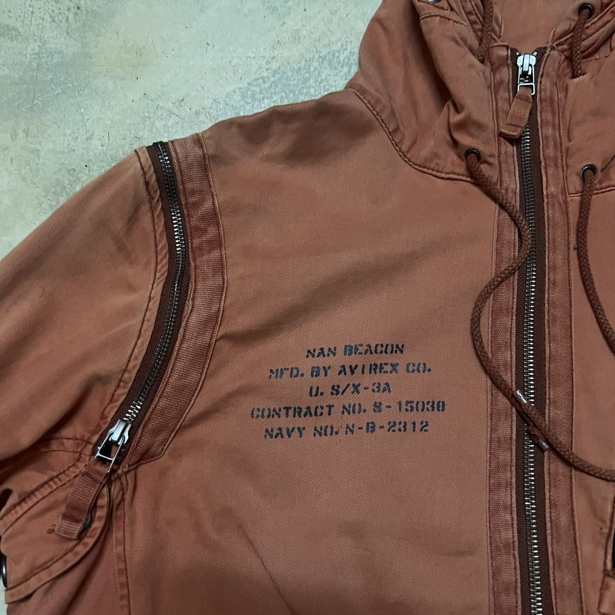 Avirex Avirex Military Style Hoodie Jacket Multi pockets Size US L / EU 52-54 / 3 - 5 Thumbnail