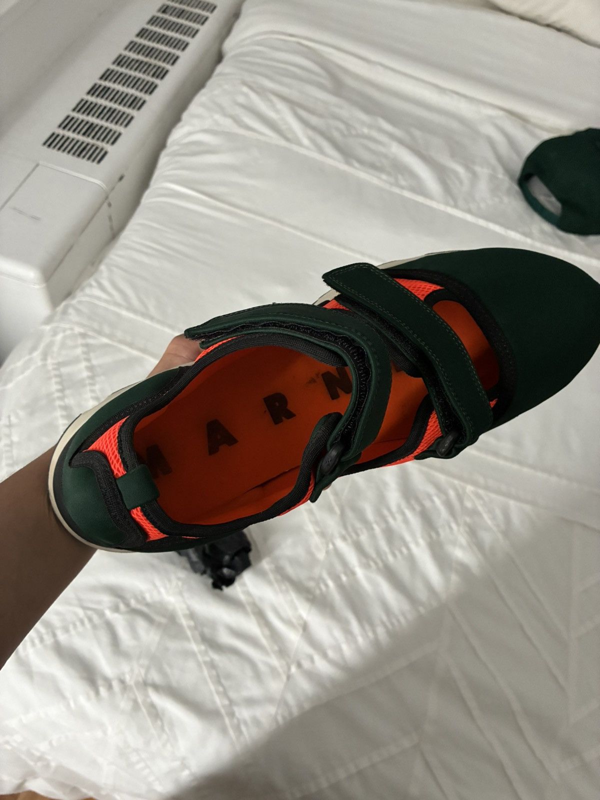 Marni Marni “Scarpa” in Pino/fluo orange Size US 10.5 / EU 43-44 - 4 Thumbnail