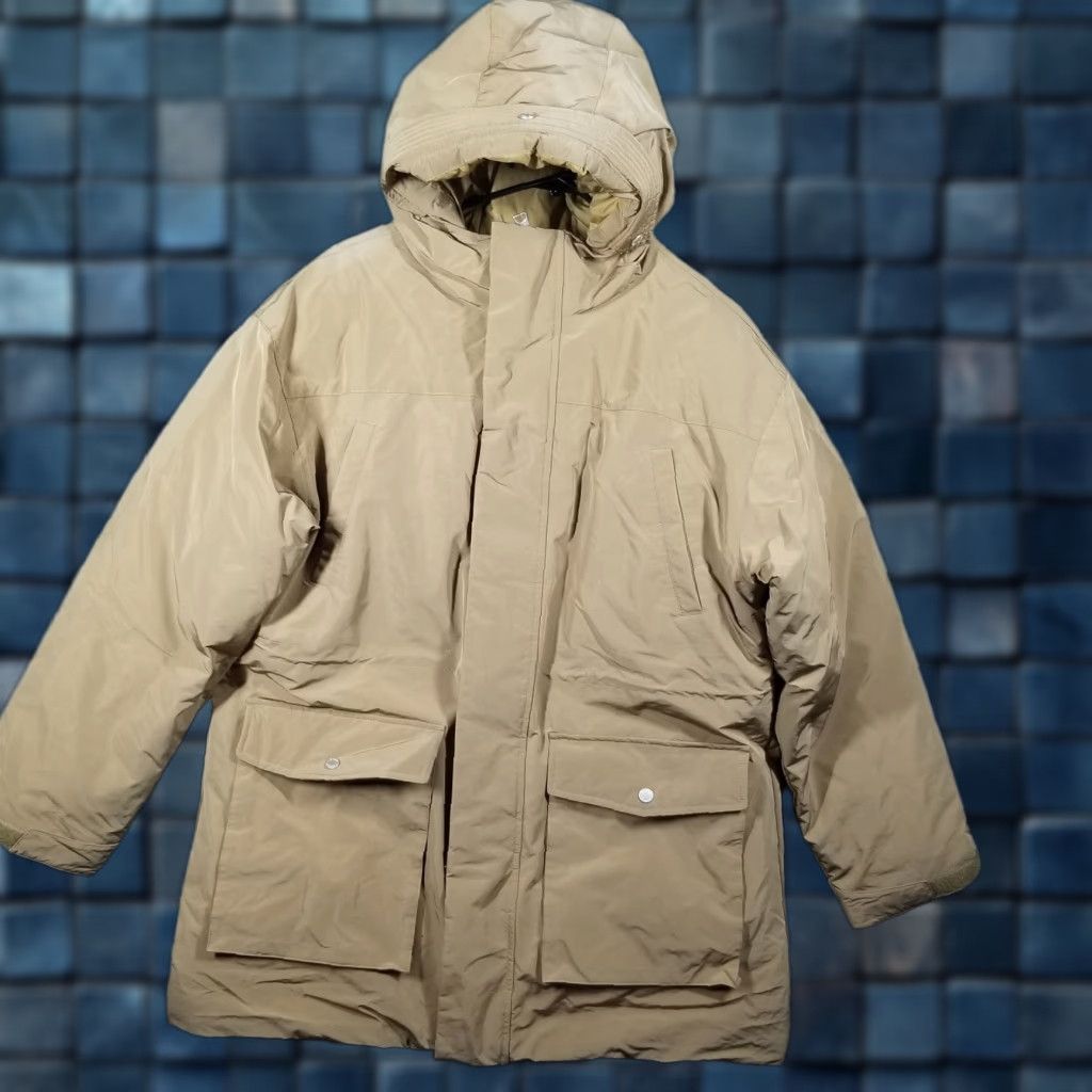Nike Jordan Women Parka Down Jacket Winter Brown Small