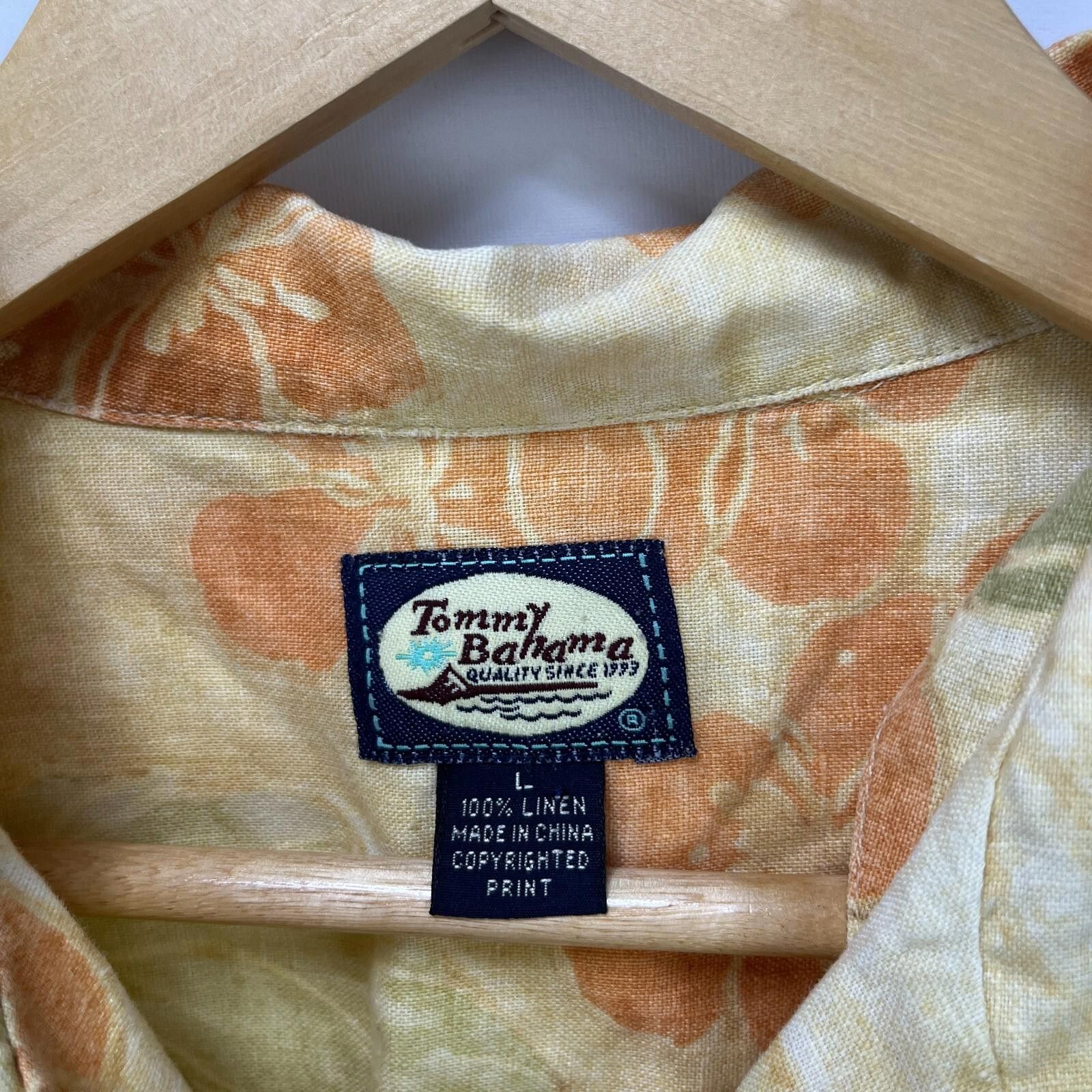 Tommy Bahama Vintage Tommy Bahama Hawaiian Flower Button Up Shirt Large Size US L / EU 52-54 / 3 - 5 Thumbnail