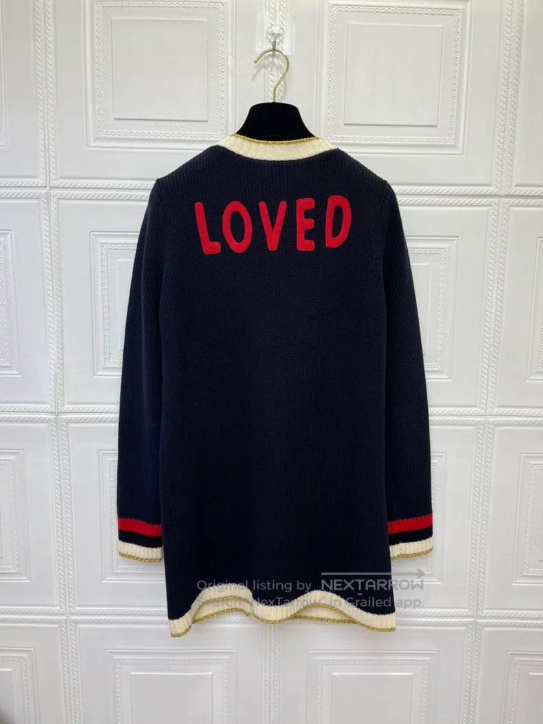 Gucci Gucci Blue and white pearl button knitted cardigan coat Size XS / US 0-2 / IT 36-38 - 3 Thumbnail