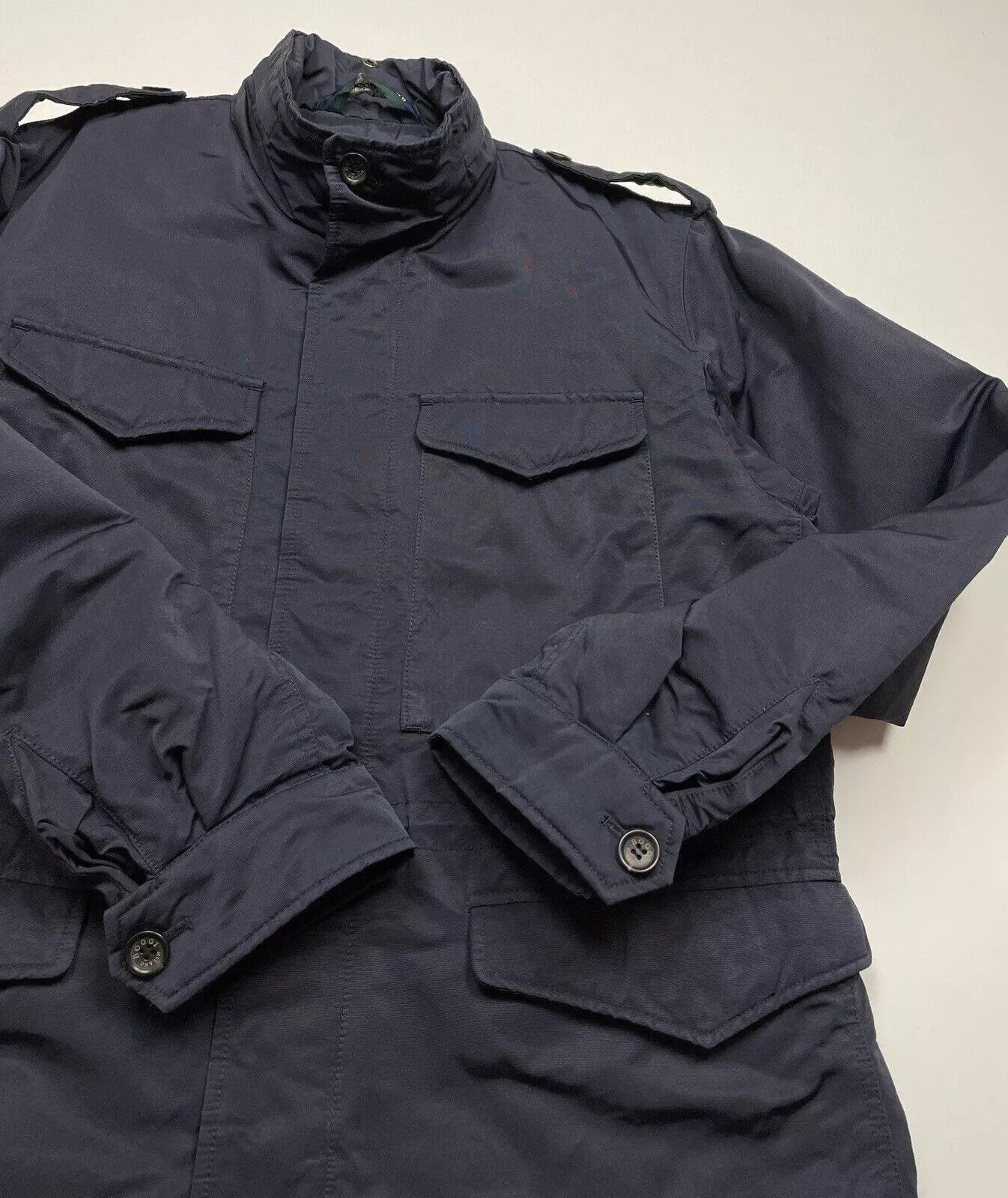 Boggi BOGGI MILANO MENS Coat Army Style M65 JACKET Size US XL / EU 56 / 4 - 5 Thumbnail