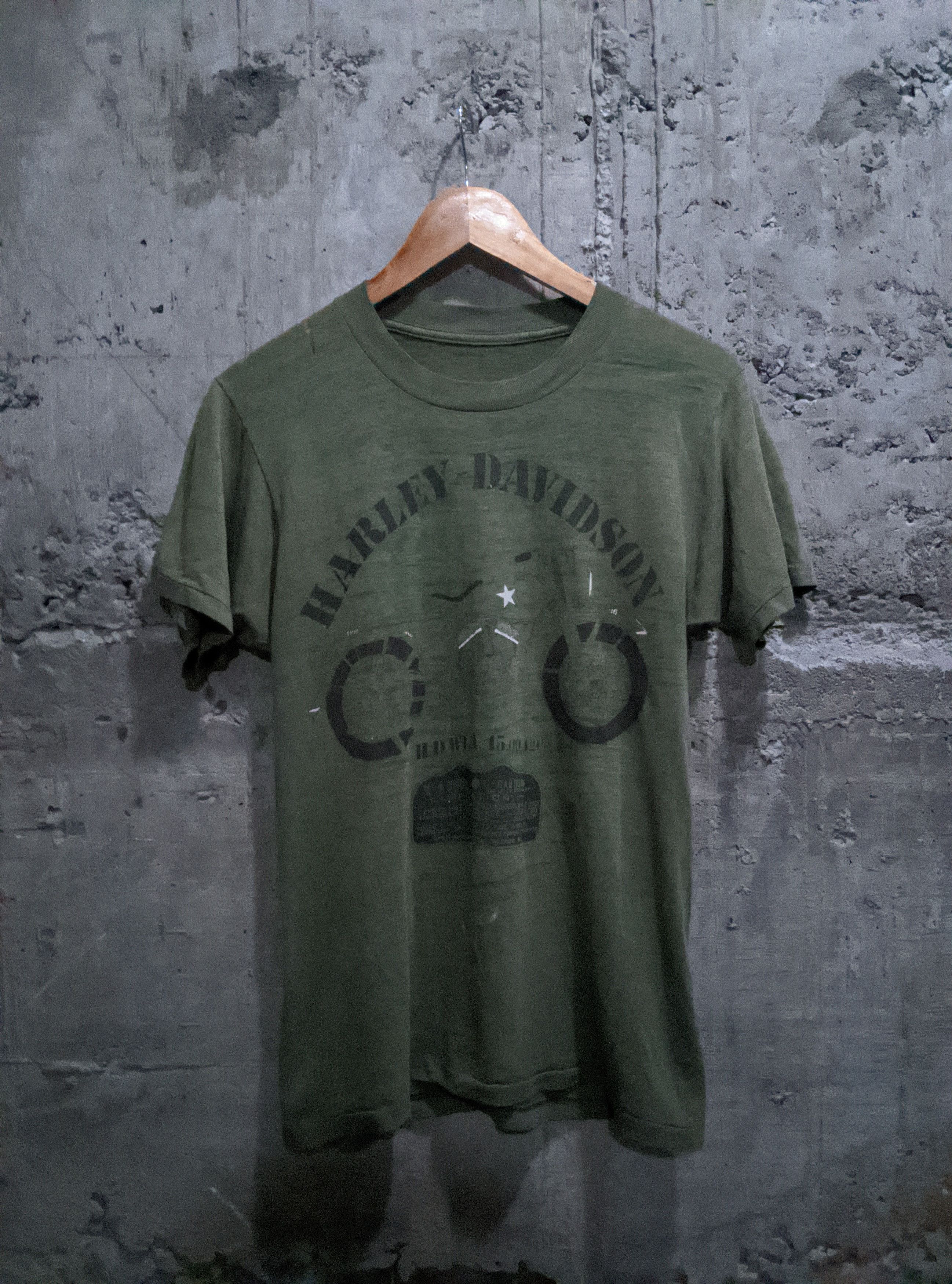 Harley Davidson Vintage 80s paper thin Harley Davidson motorcicles Size US M / EU 48-50 / 2 - 2 Thumbnail