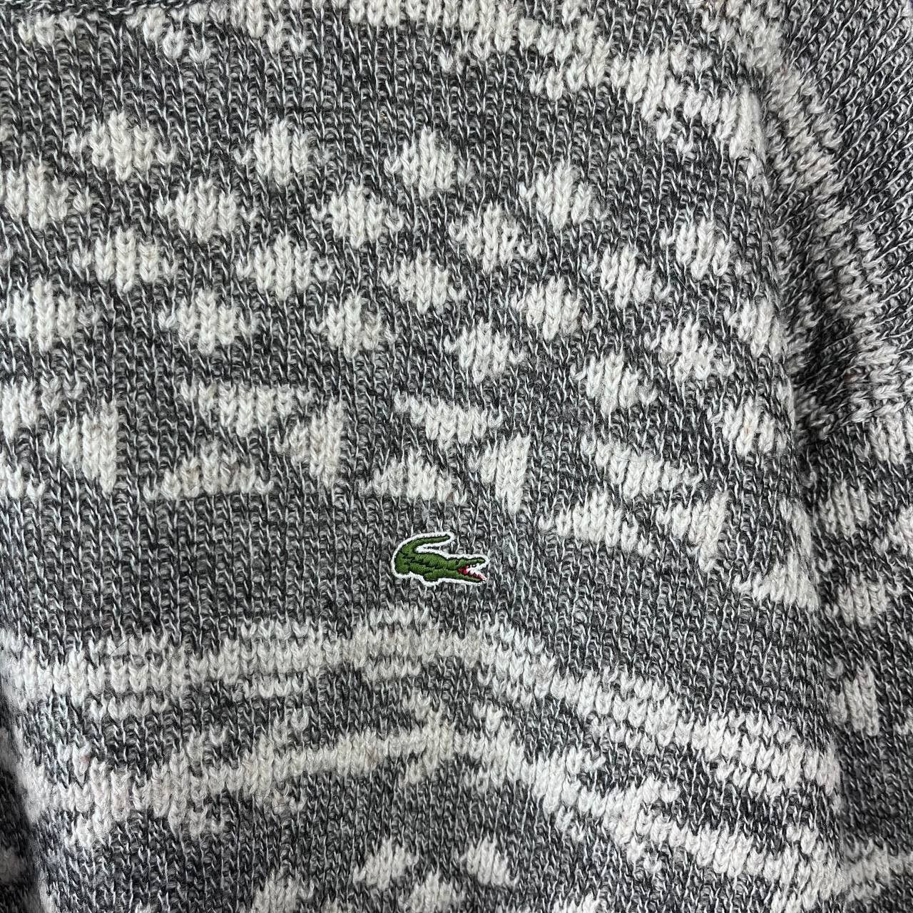 Lacoste 90s Lacoste Chemise Nordic Fair Isle Wool Knit Sweater Size US L / EU 52-54 / 3 - 3 Thumbnail