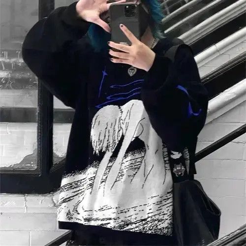 Japanese Brand × Vintage Anime Evangelion Rei Ayanami Knitted High Quality Sweater Size US L / EU 52-54 / 3 - 3 Thumbnail