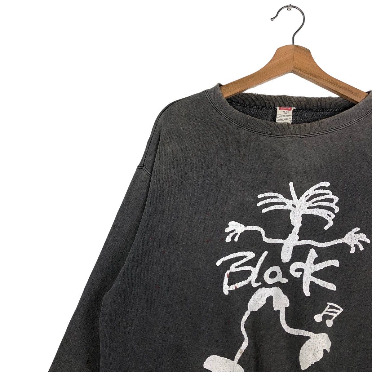 Band Tees 🔥Vintage Rusty Distressed Sweatshirt Black Band Big Logo Size US M / EU 48-50 / 2 - 7 Thumbnail