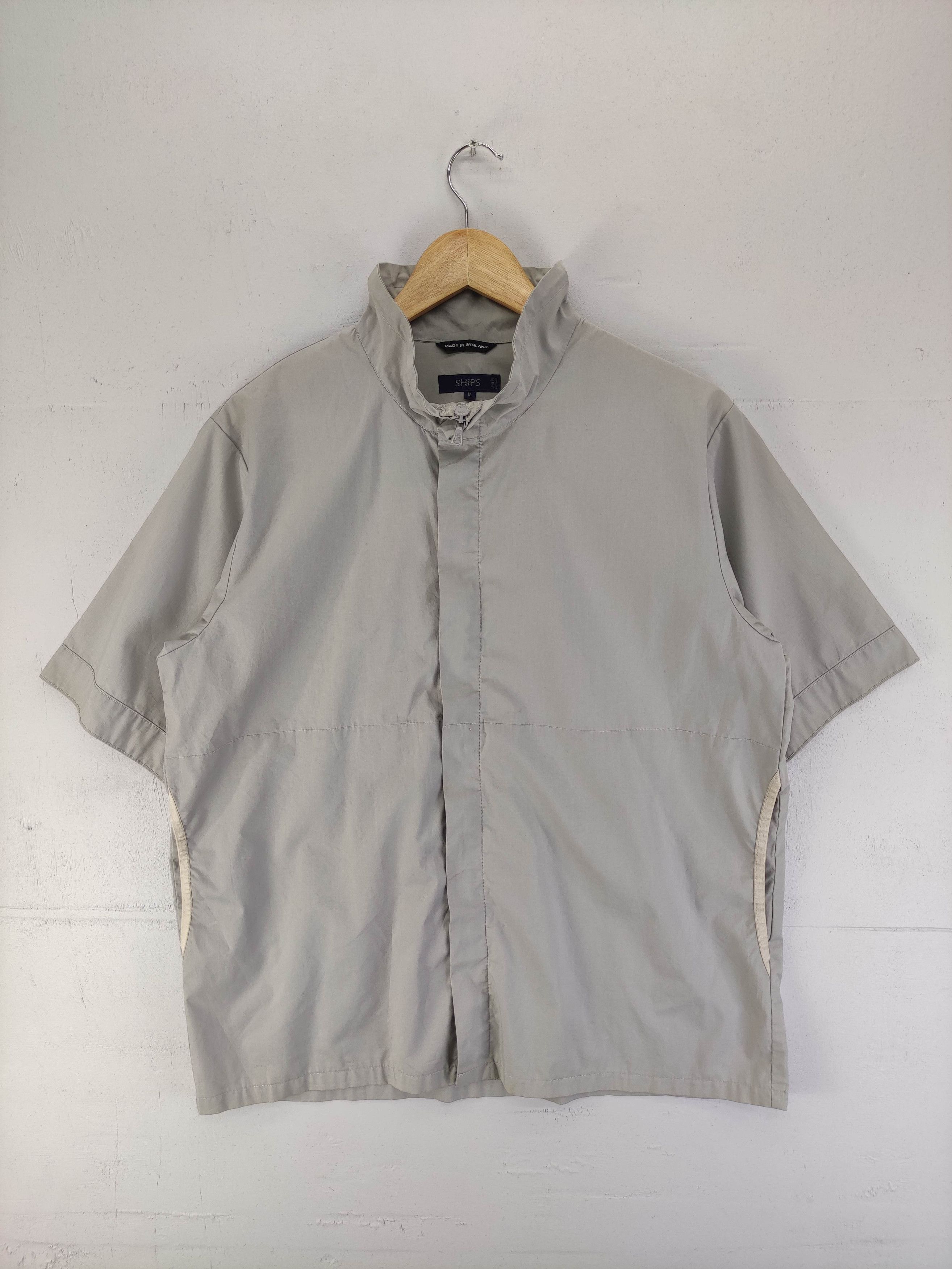 SHIPS Vintage Ships Short Sleeve Light Jacket Zipper Size US M / EU 48-50 / 2 - 1 Thumbnail