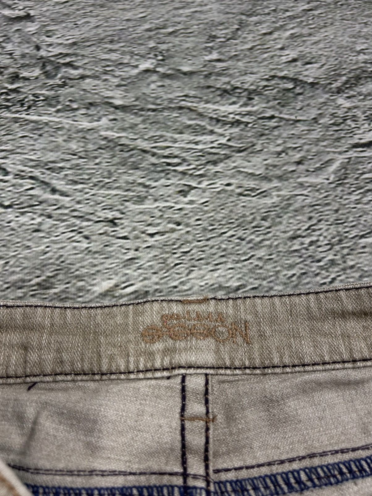 Other Y2K jeans flared beige Japanese Size 28" / US 6 / IT 42 - 7 Thumbnail