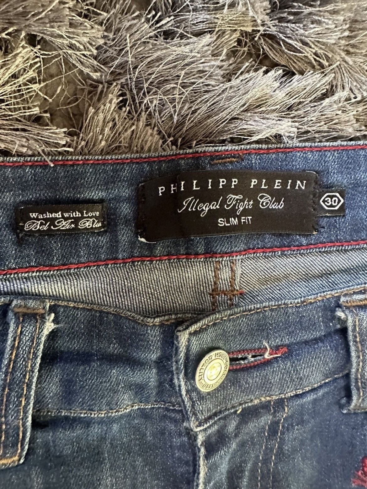 Philipp Plein Phillip Plein Illegal Fight ClubUnited Warriors Skull Denim Size US 30 / EU 46 - 6 Thumbnail
