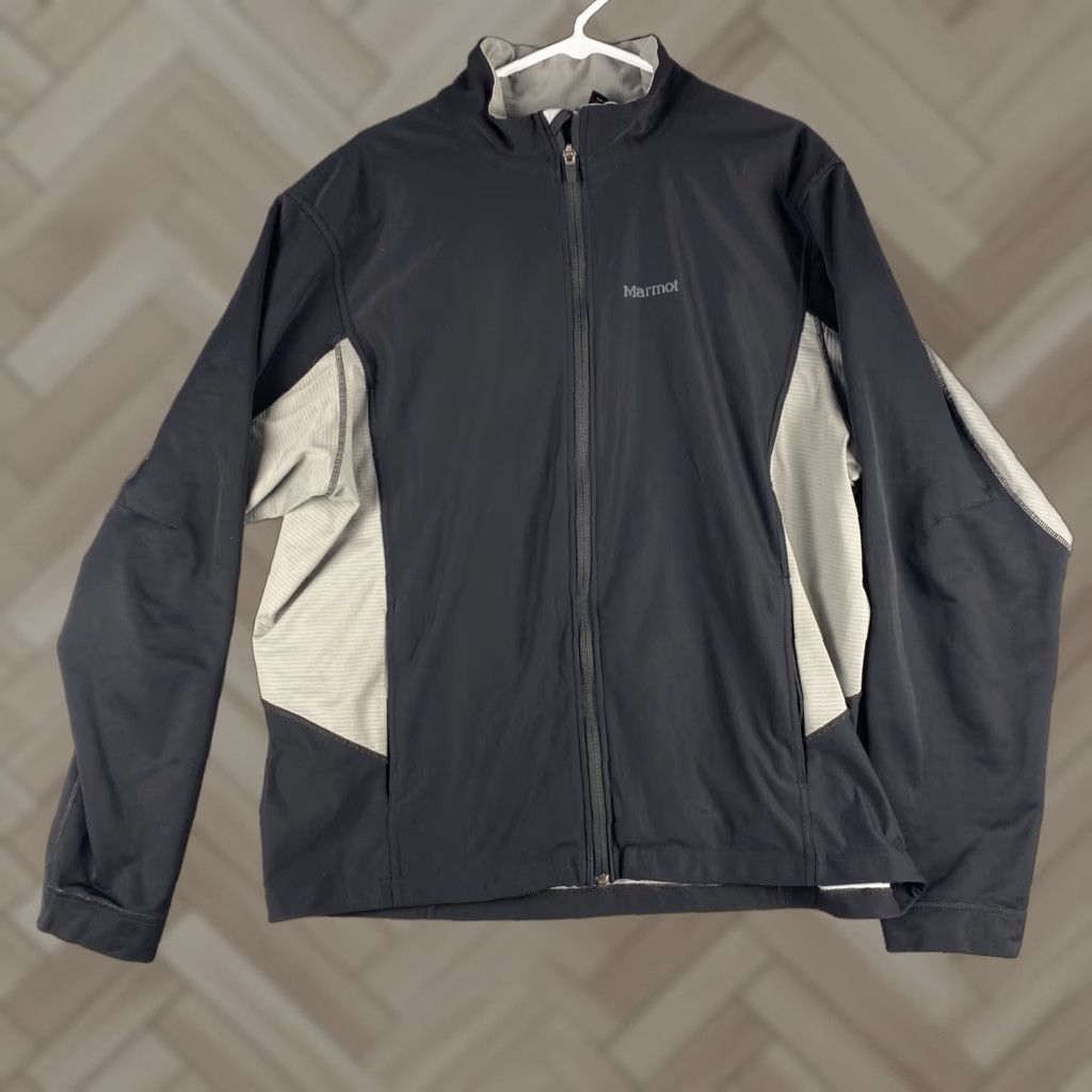 Marmot Marmot Jacket Mens XL Black Windbreaker Full Zip Lightweight Long Sleeve Casual Regular Size Type: XL Men Size US XL / EU 56 / 4 - 1 Thumbnail