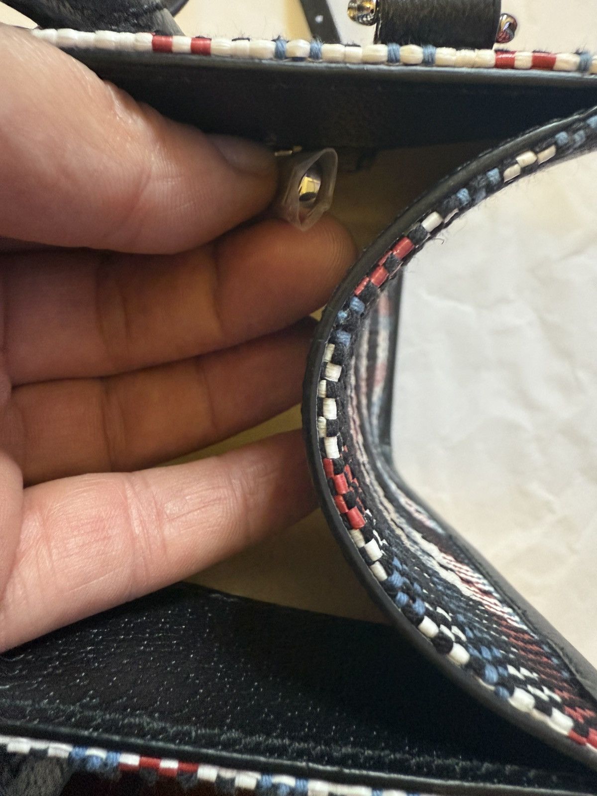 Gucci Gucci ICCUG bag in canvas and leather. Size ONE SIZE - 11 Thumbnail