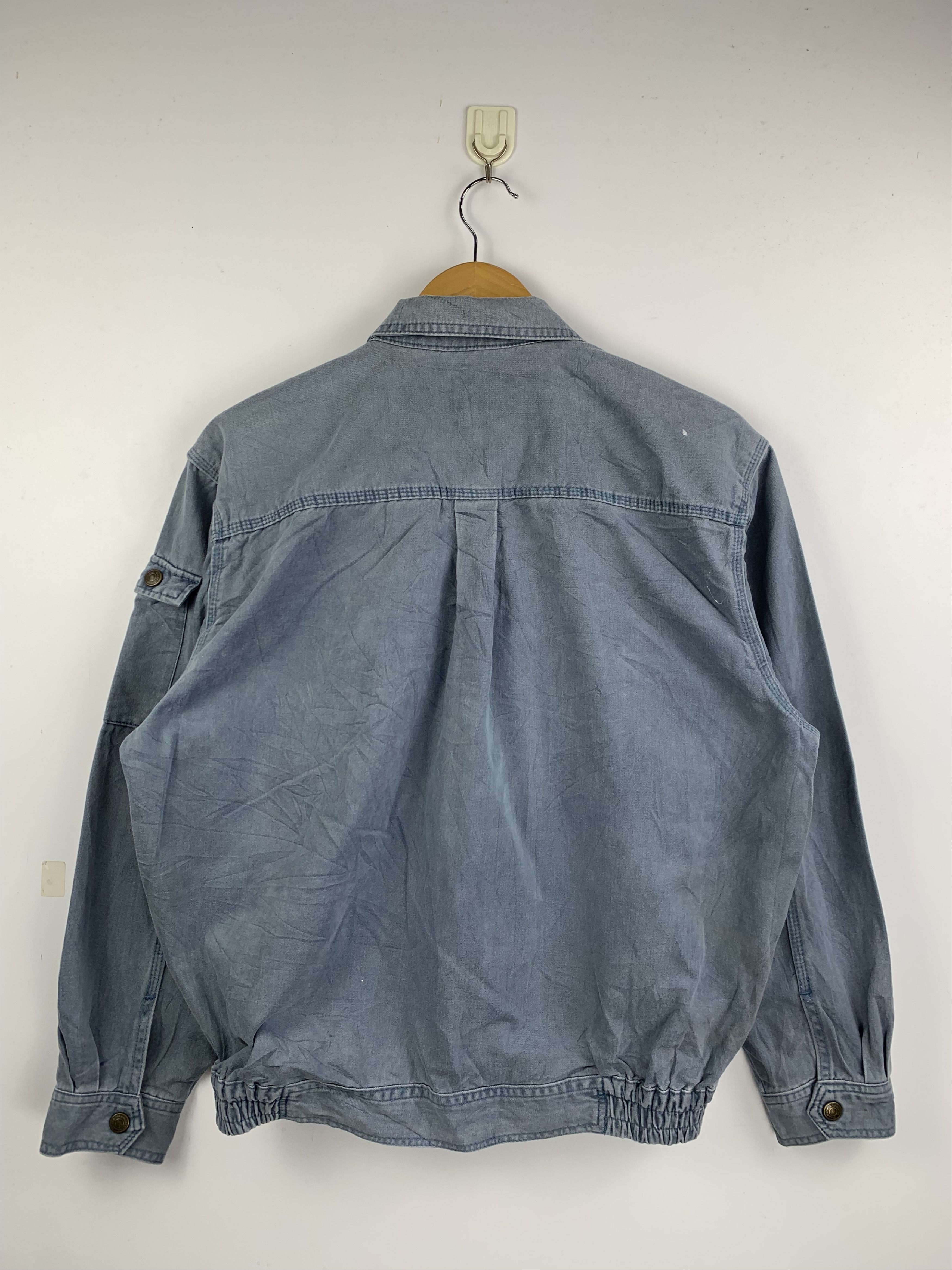 Japanese Brand Vintage Japanese Brand Worker Denim Jacket J1607 Size US M / EU 48-50 / 2 - 3 Thumbnail