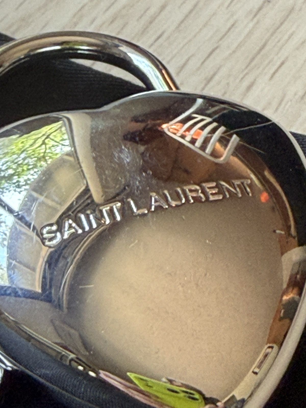 Saint Laurent Paris Saint Laurent Paris Heart 3D Padlock - Gift Bag Included Size ONE SIZE - 4 Thumbnail