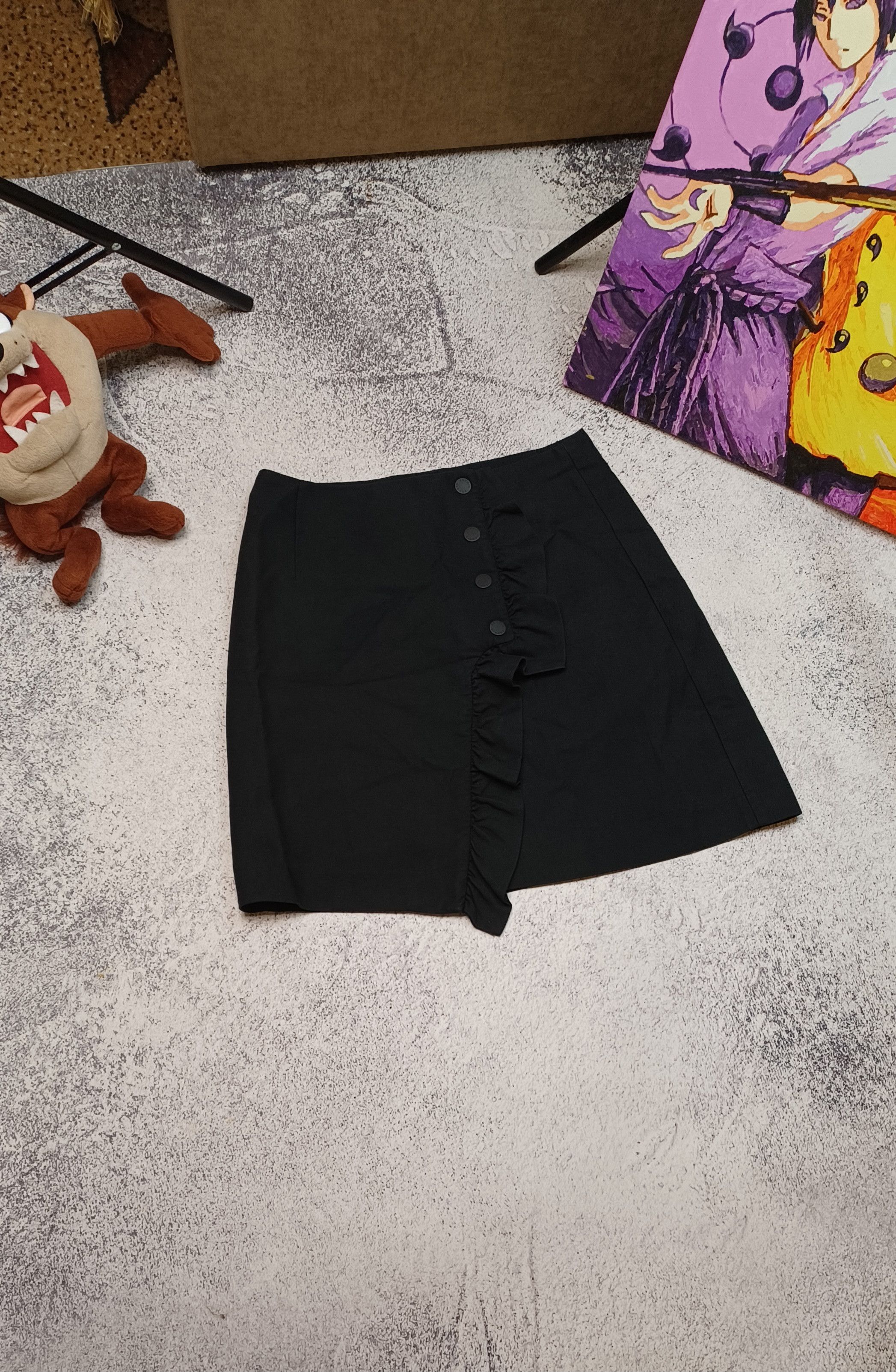 Sandro Sandro Paris Black Mini Skirt Size 26" / US 2 / IT 38 - 1 Thumbnail