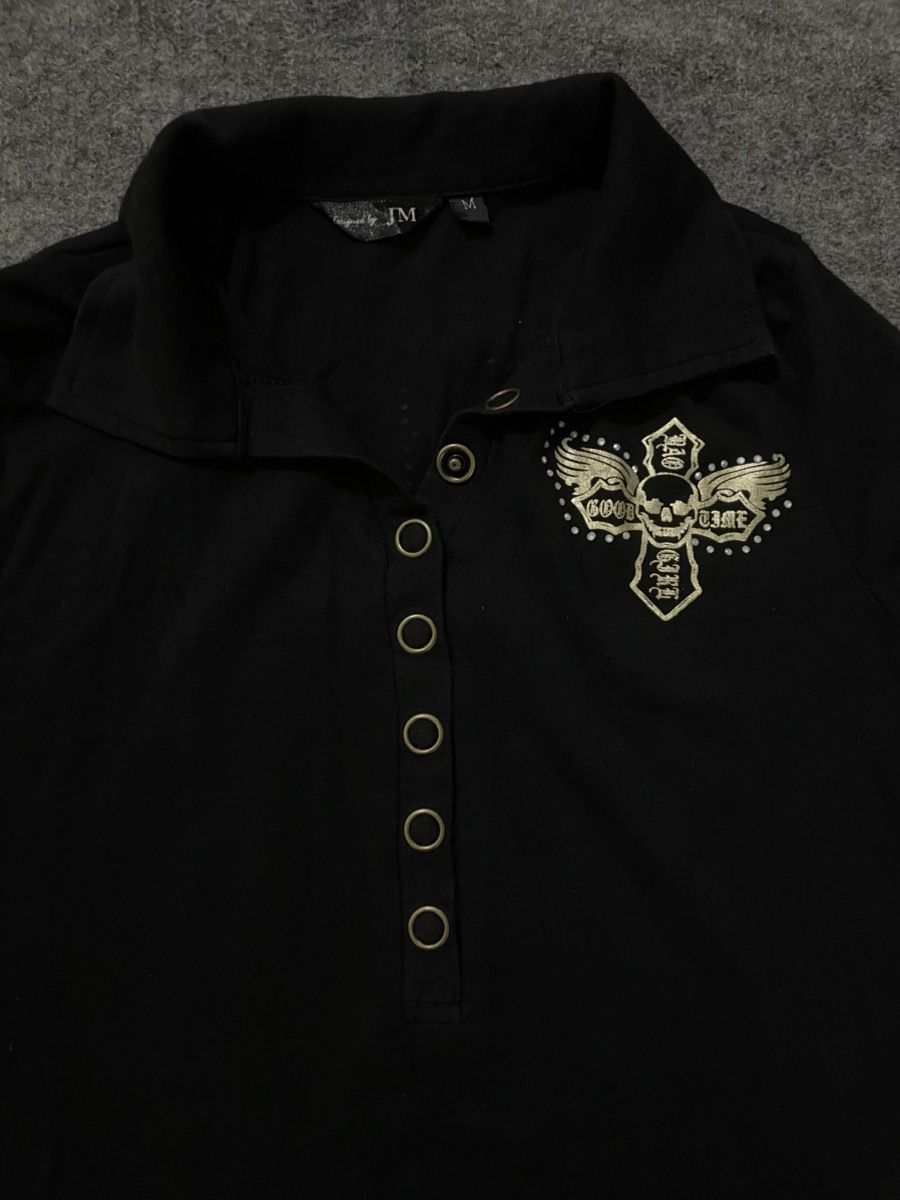 Hysteric Glamour × If Six Was Nine × Japanese Brand GOTHIC POEM SKULL PUNK JAPANESE STYLE LONG SLEEVE Size US M / EU 48-50 / 2 - 6 Thumbnail