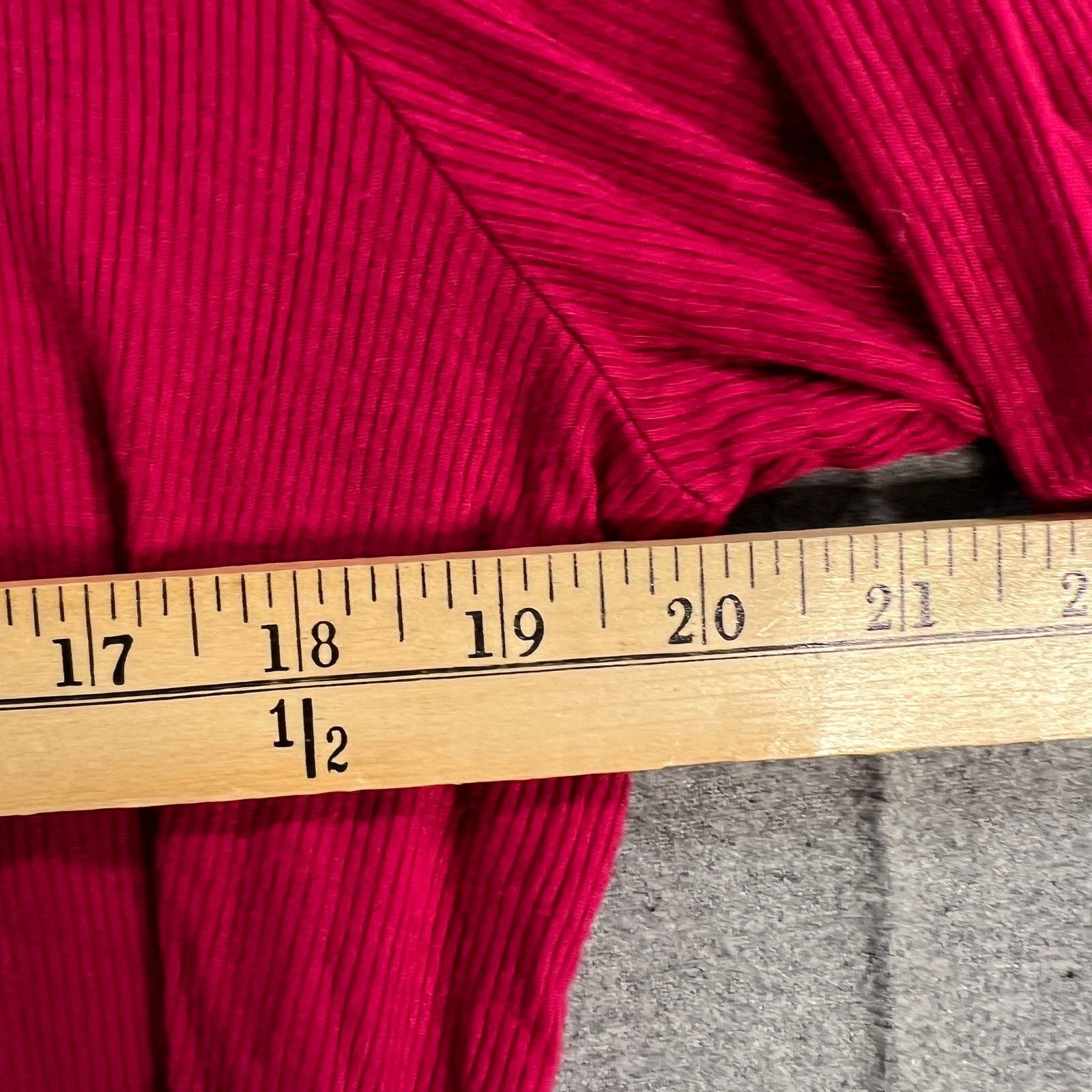 Other Laurie Felt Rib Silky Rayon Made From Bamboo Turtle Neck Size XL / US 12-14 / IT 48-50 - 5 Thumbnail