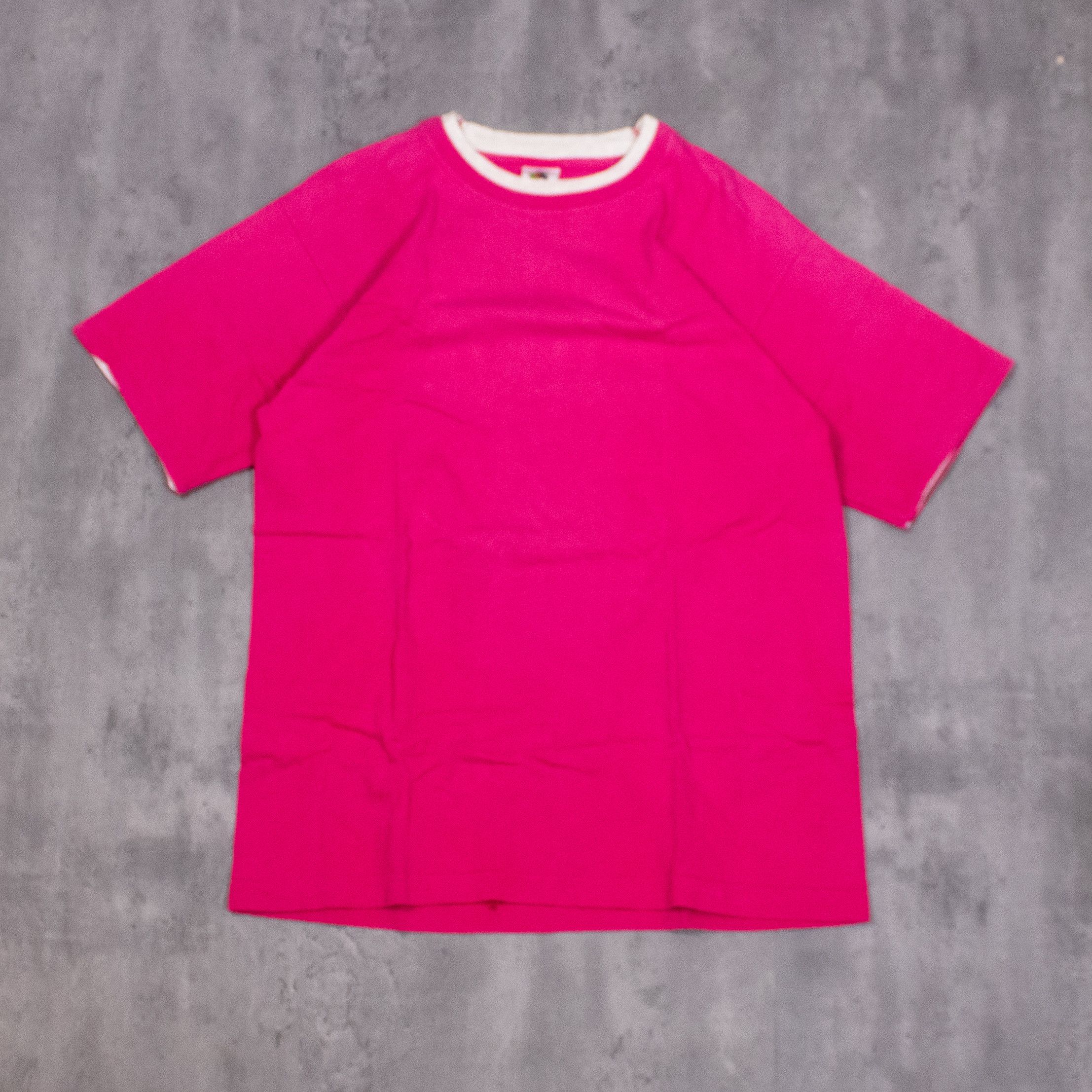 Vintage Vintage 1990s Fruit Of The Loom Two Neck Single Stitch Tee Size US M / EU 48-50 / 2 - 3 Thumbnail