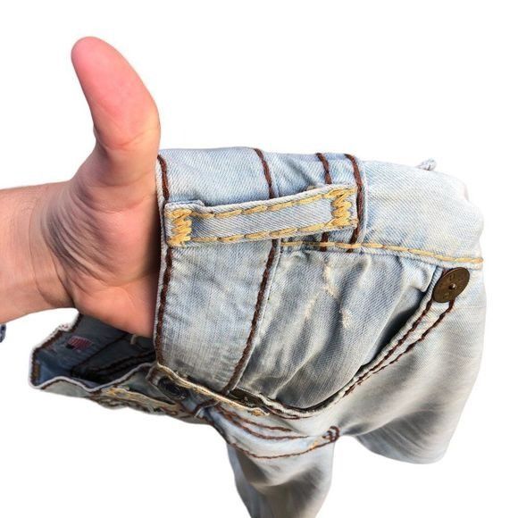 True Religion × Vintage Vintage True Religion Jeans Size 36 RICKY SUPER T Blue RARE Size US 36 / EU 52 - 6 Thumbnail