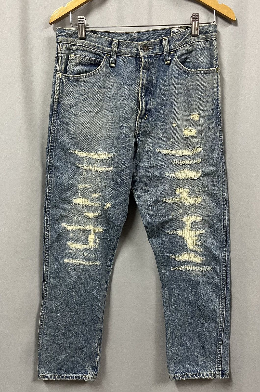 Japanese Brand × Orslow Orslow japanese brand ripped Size US 30 / EU 46 - 1 Thumbnail