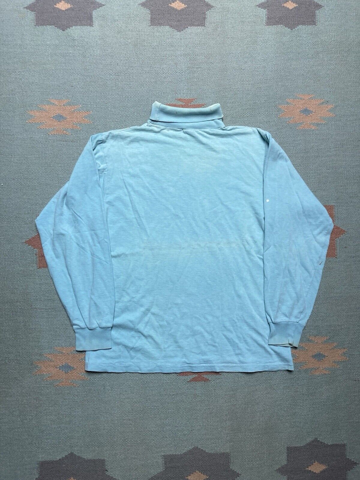 Vintage VTG 60s polo shirt mayo spruce soft cotton turtleneck medium Size US M / EU 48-50 / 2 - 8 Thumbnail