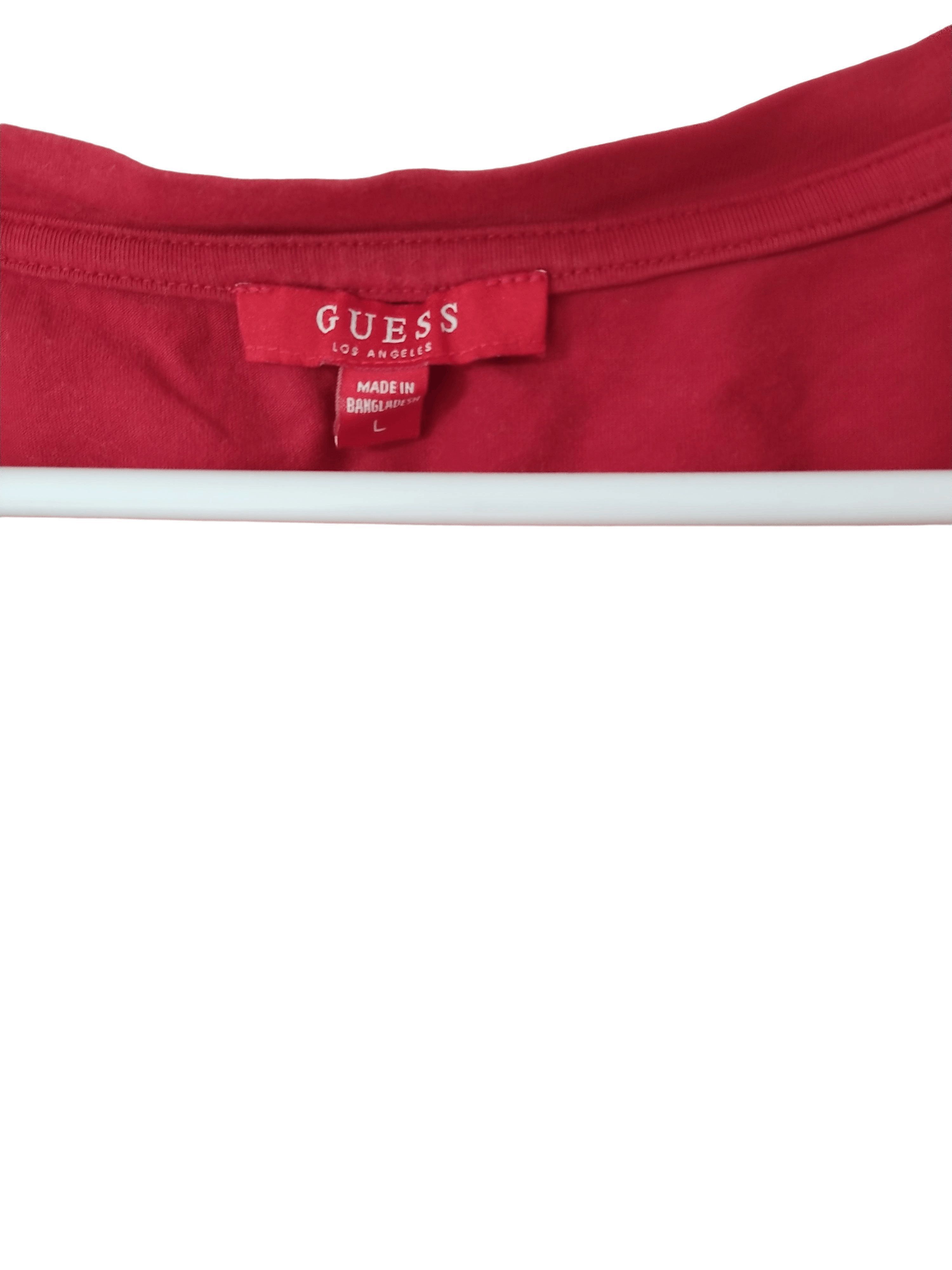 Guess Guess Los Angeles burgundy women's mini bodycon dress L Size L / US 10 / IT 46 - 3 Thumbnail