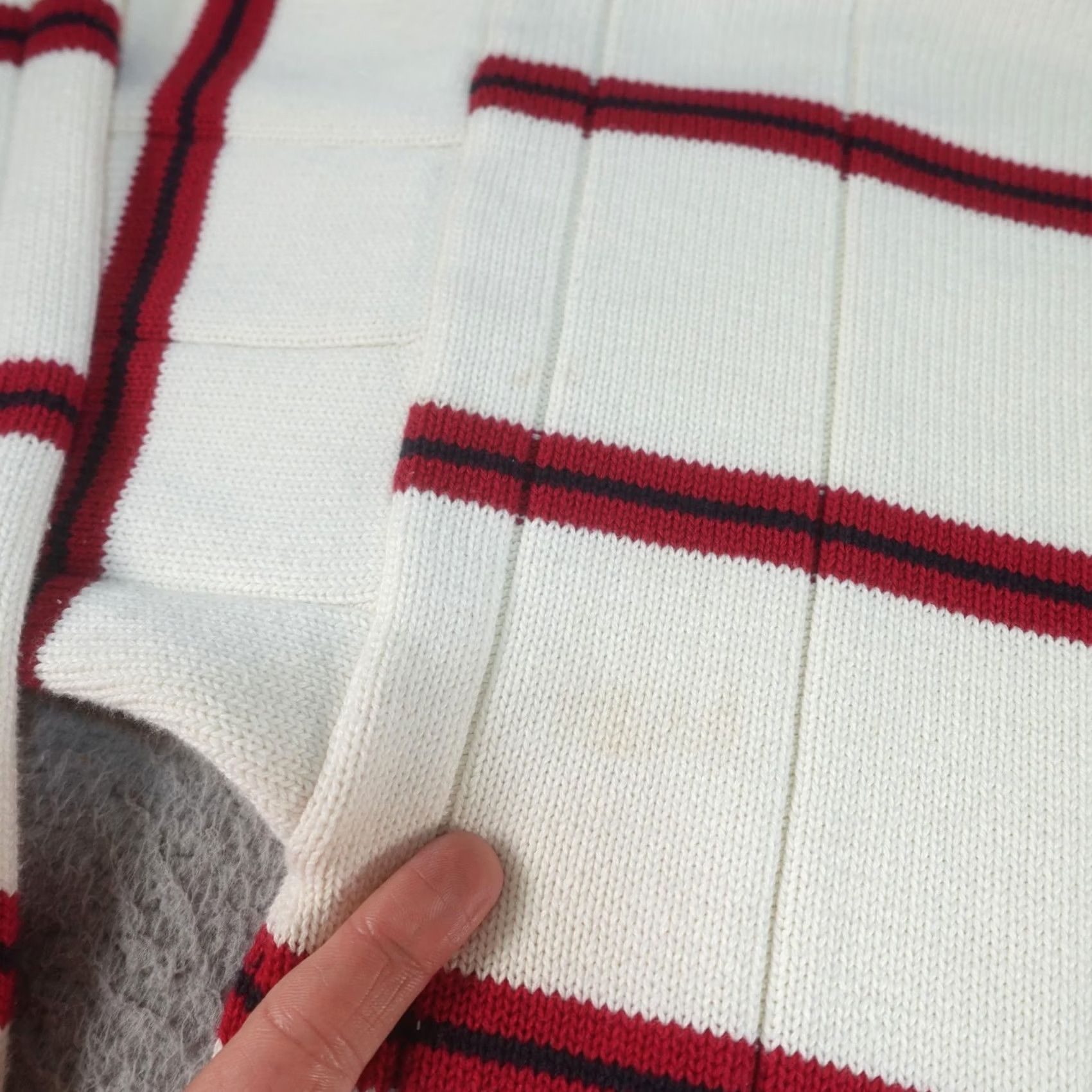Nautica Nautica Sweater Mens 2XL White Striped Crewneck Knit Pullover Casual Winter Nautical Logo Sailboat Pattern Mens Size US XXL / EU 58 / 5 - 3 Thumbnail