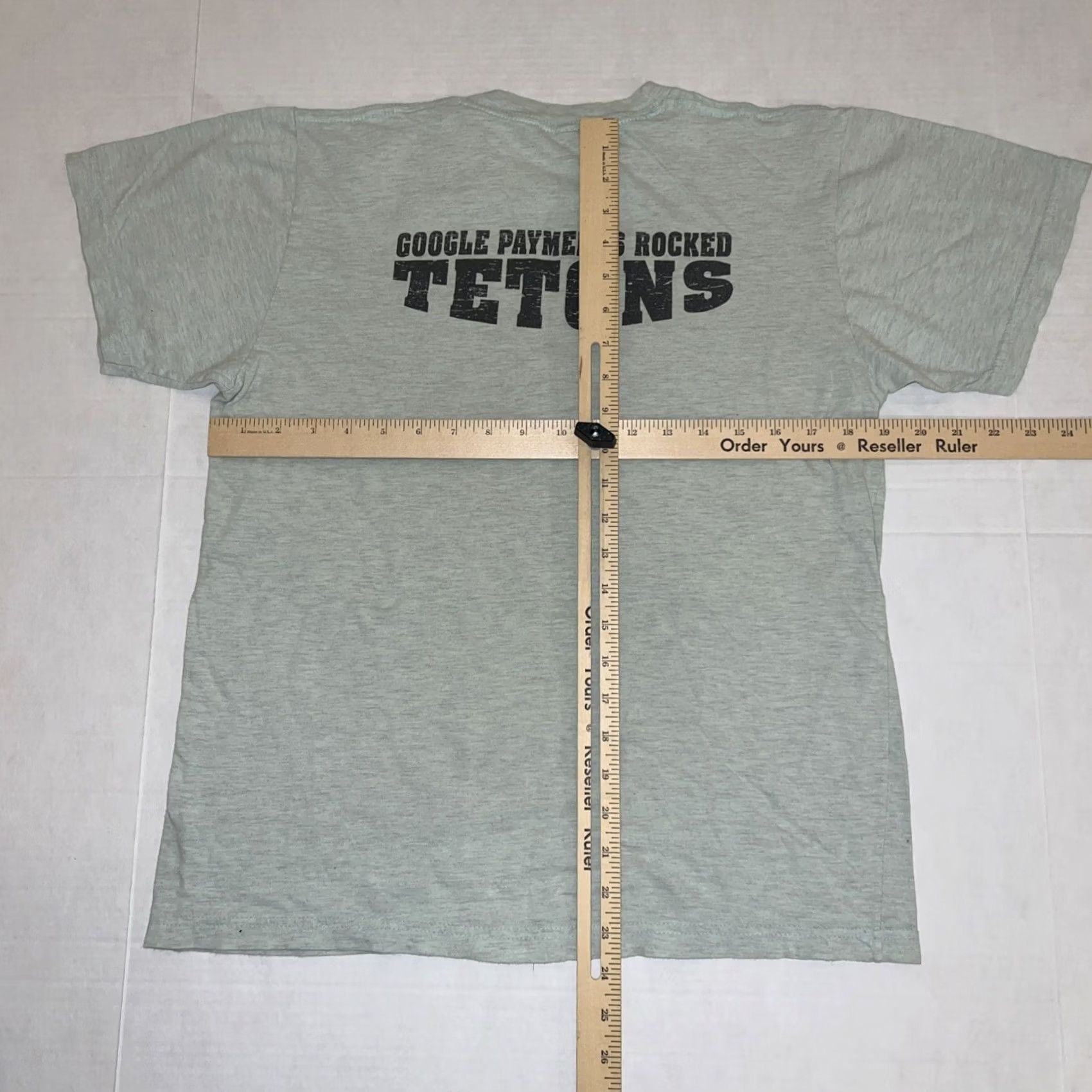 Vintage VINTAGE Google Payments Rocked Tetons 2016 Tee Shirt M Gray Astro Boy Graphic Tee Mens Size US M / EU 48-50 / 2 - 7 Thumbnail