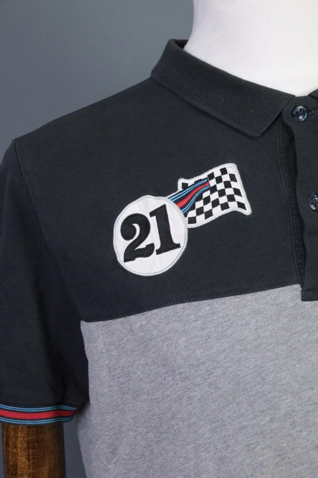 Porsche Design Porsche Gray Marini Racing #21 Polo Shirt Size M Size US M / EU 48-50 / 2 - 7 Thumbnail