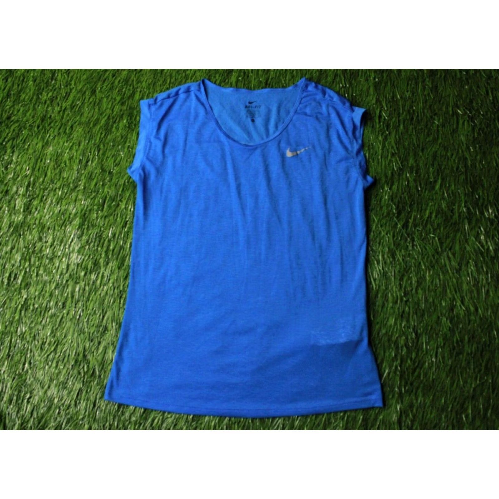 Nike Nike Dri-FIT Vest Shirt Sleeveless Training Jersey M Women Blue Nike Dri-FIT Training Womens Vest Shirt M Blue Size M / US 6-8 / IT 42-44 - 2 Thumbnail